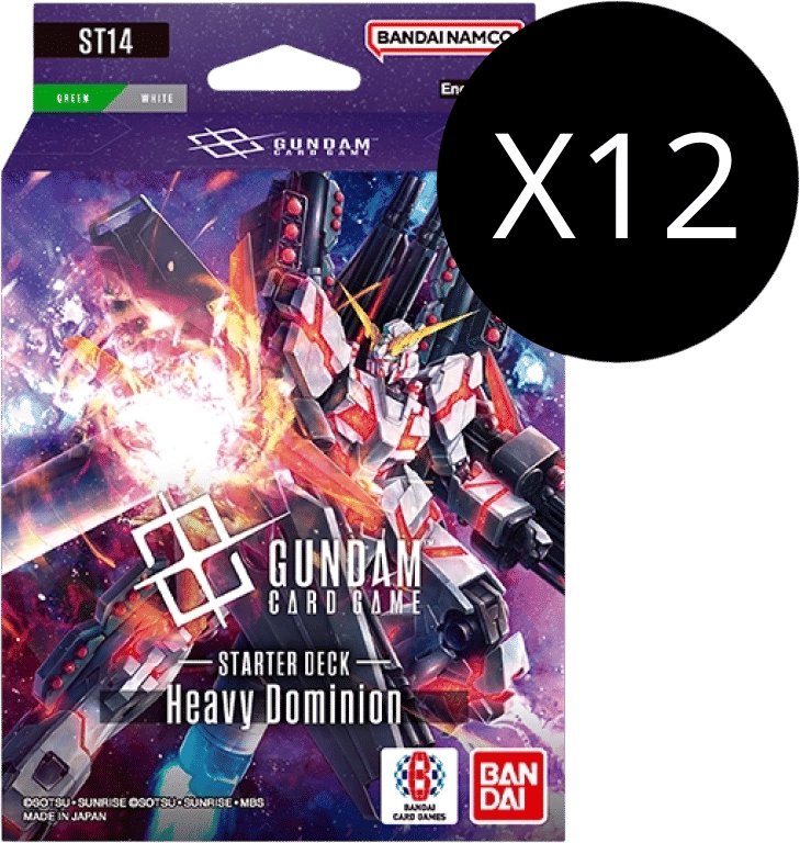 Starter Deck 14 : Display Case - Heavy Dominion — Starter Deck 14: Heavy Dominion — Gundam Card Game