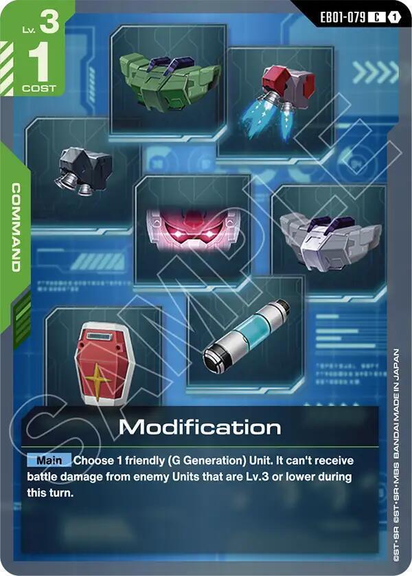 Modification — Eternal Nexus — Gundam Card Game
