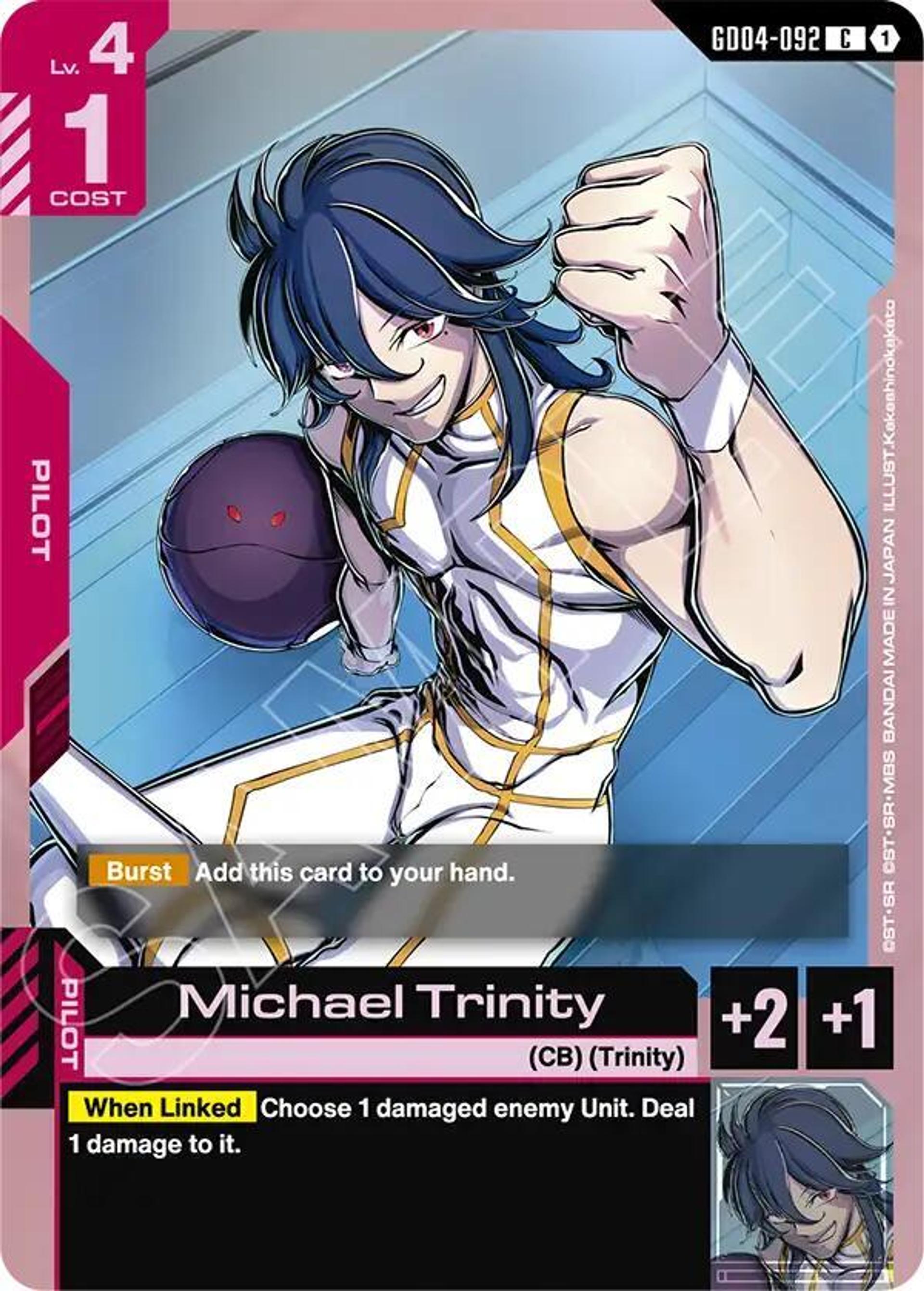 Michael Trinity — Phantom Aria — Gundam Card Game