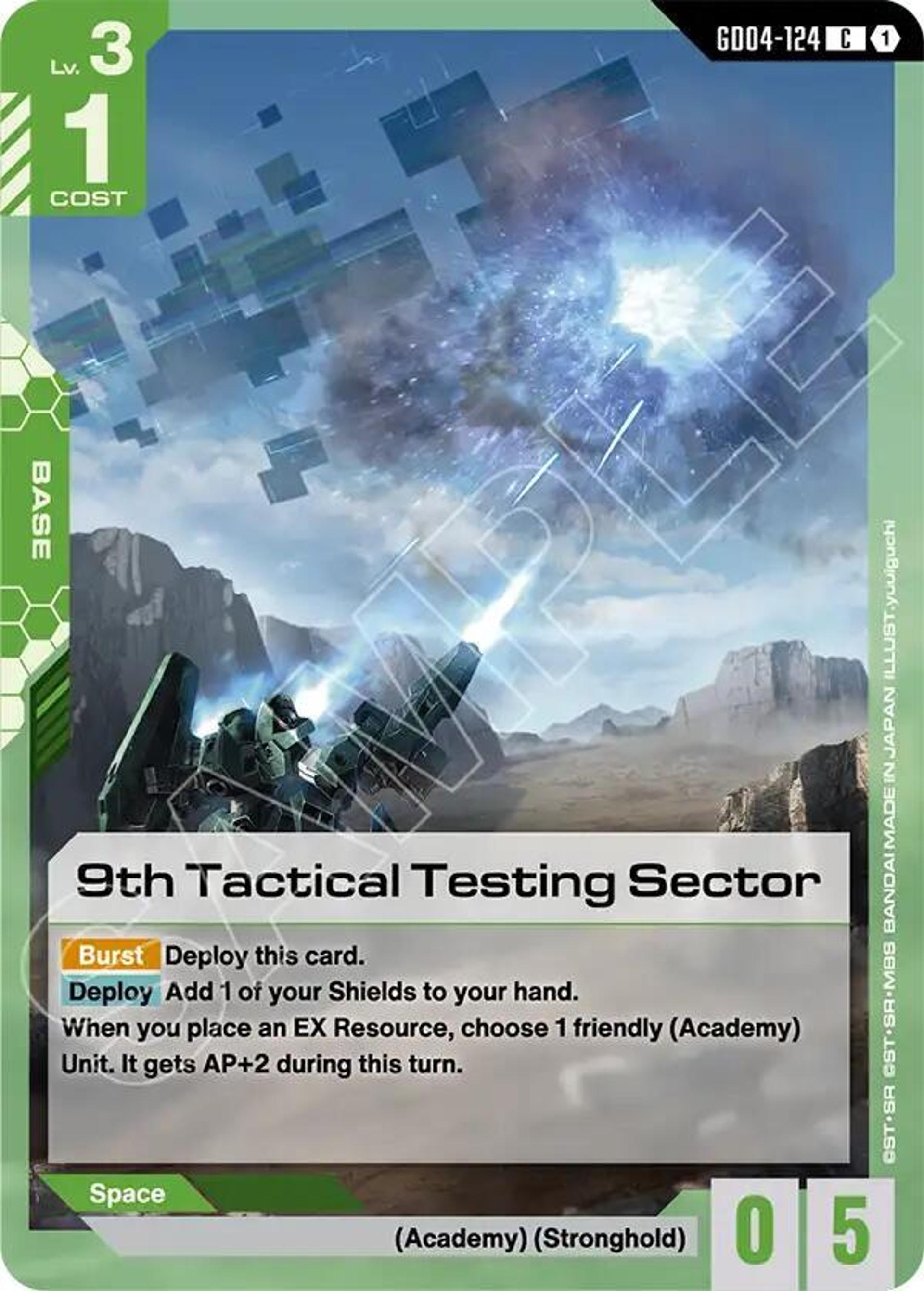 9th Tactical Testing Sector — Phantom Aria — Gundam Card Game
