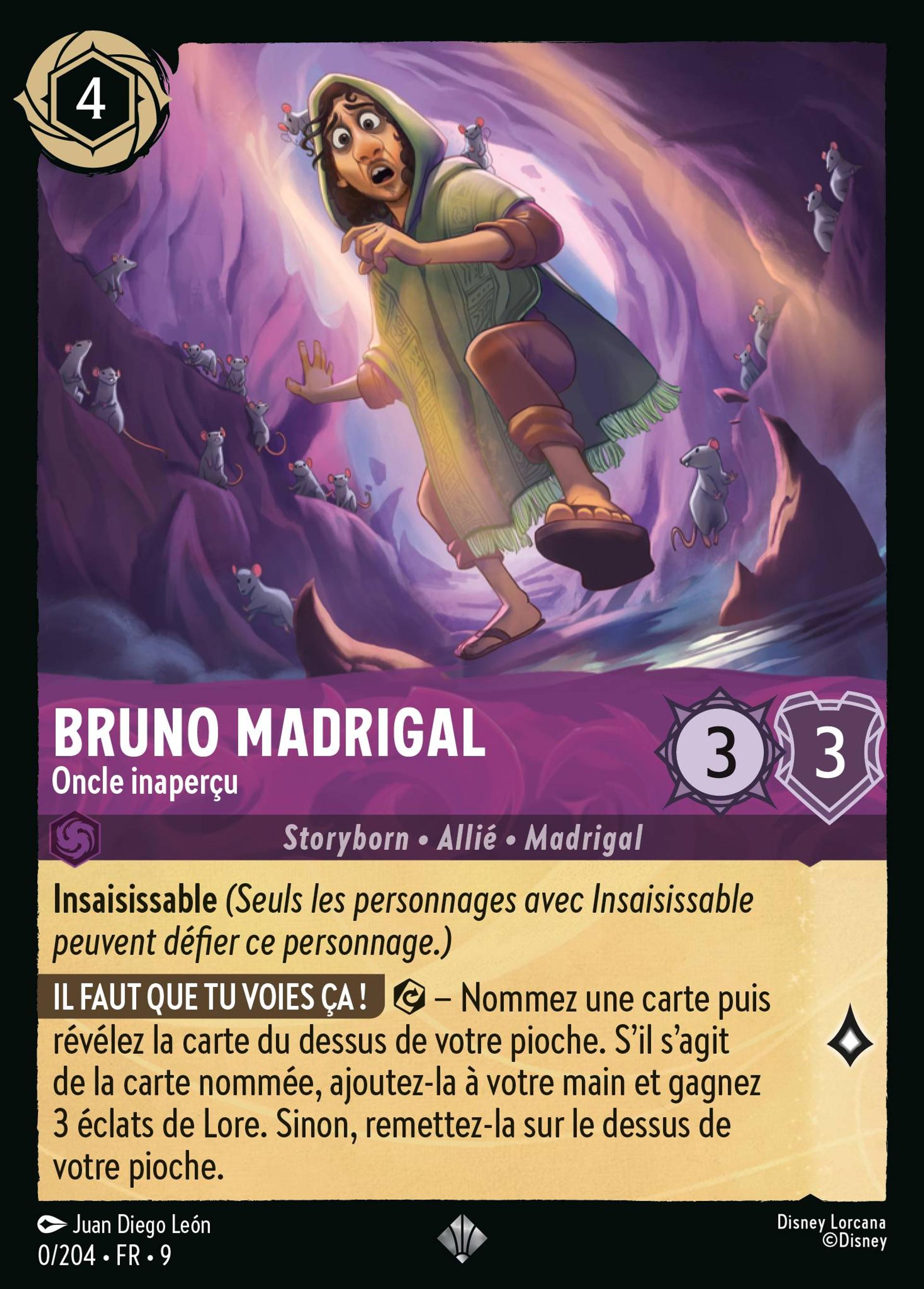 Bruno Madrigal - Oncle inaperçu — Fabled — Lorcana