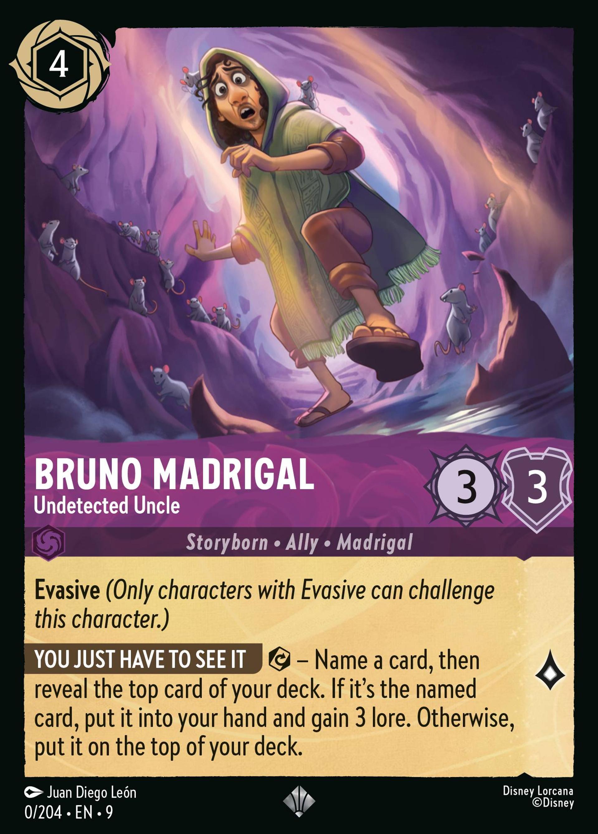 Bruno Madrigal - Undetected Uncle — Fabled — Lorcana