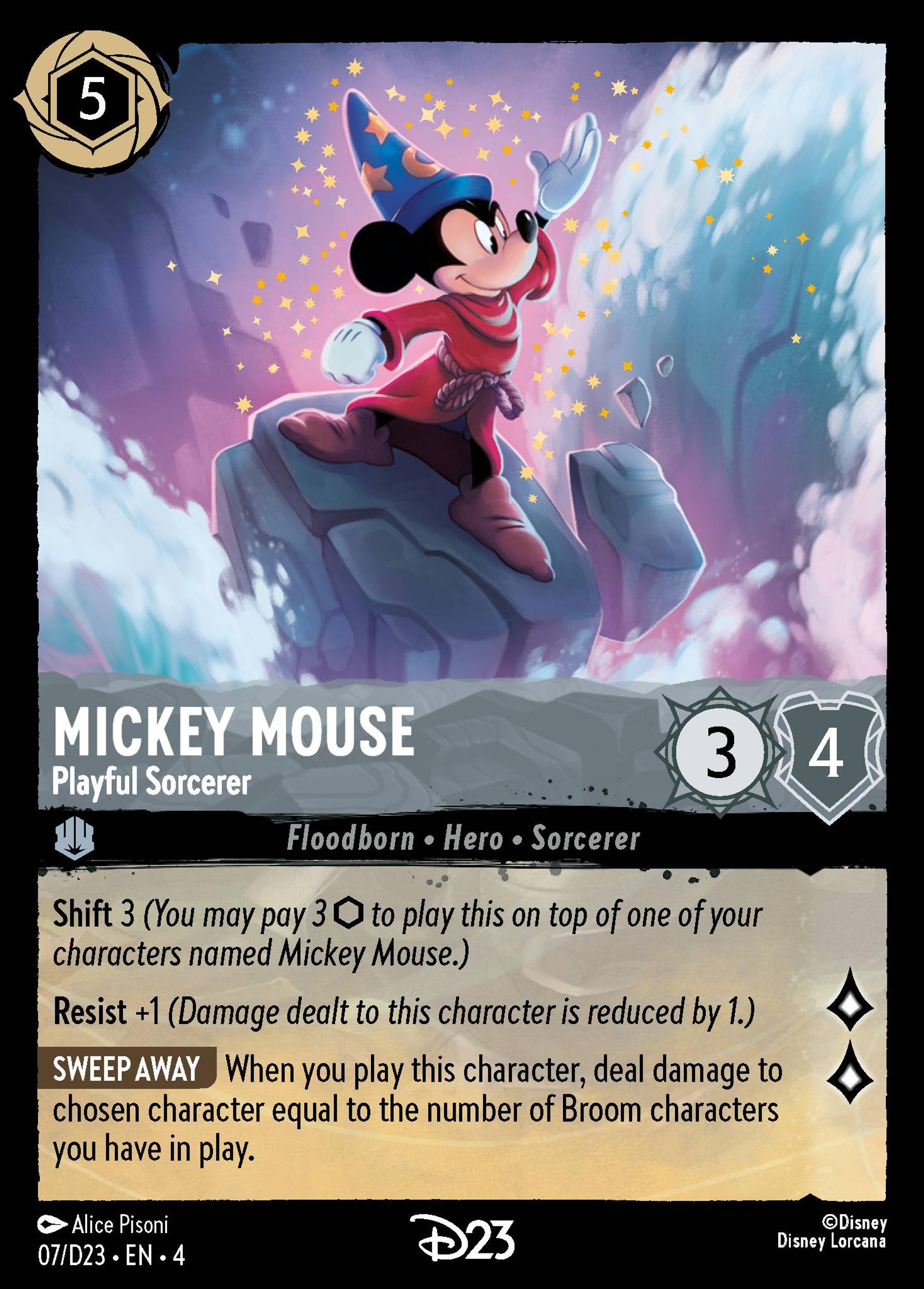 Mickey Mouse - Playful Sorcerer — D23 Expo 2024 Collector's Set — Lorcana