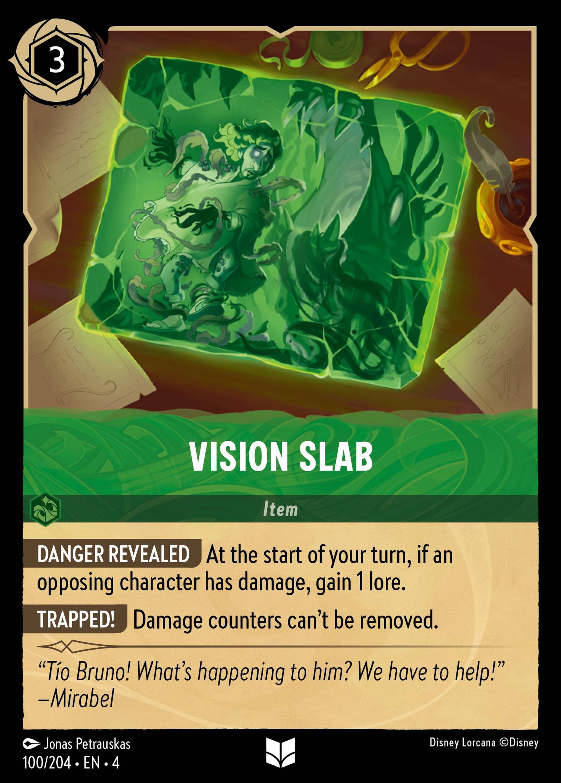 Vision Slab — Ursula's Return — Lorcana