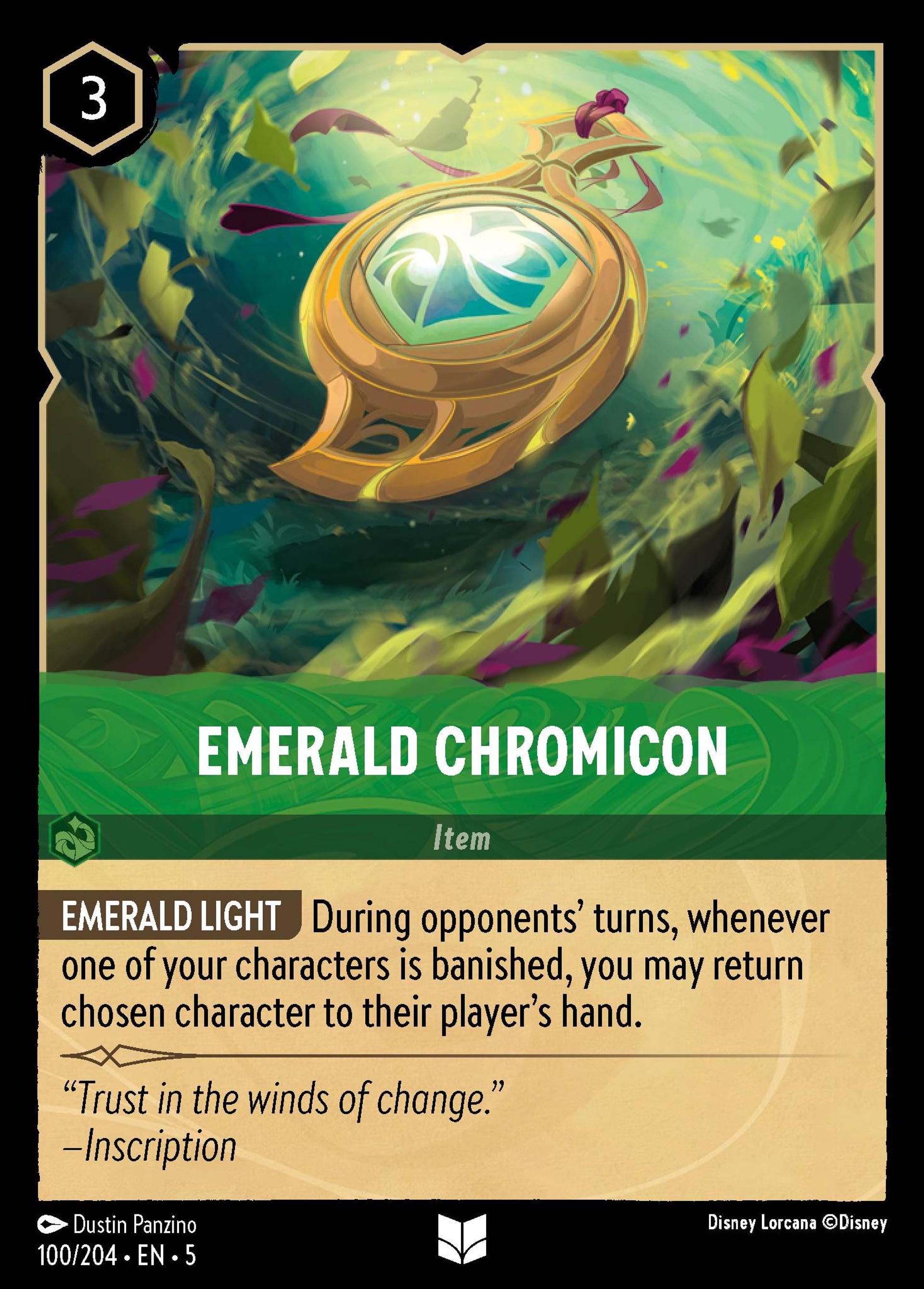 Emerald Chromicon — Shimmering Skies — Lorcana
