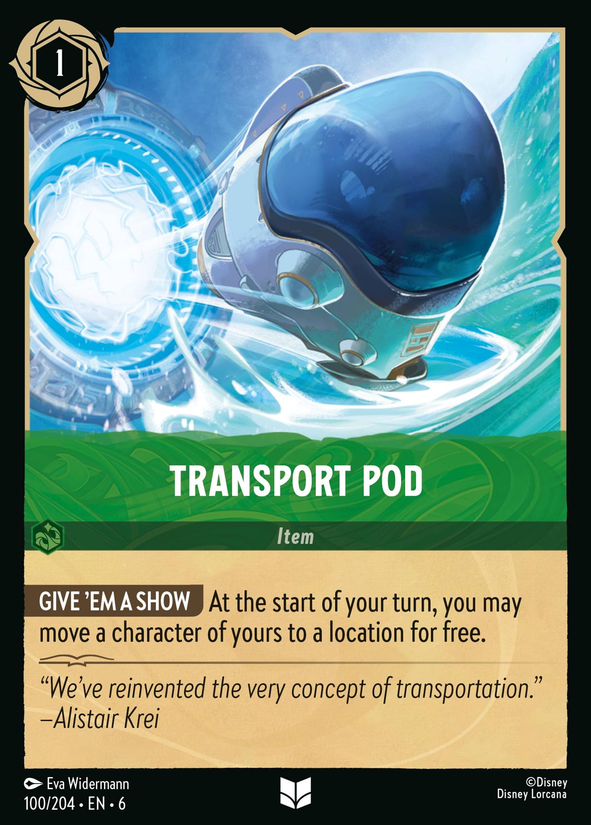 Transport Pod — Azurite Sea — Lorcana