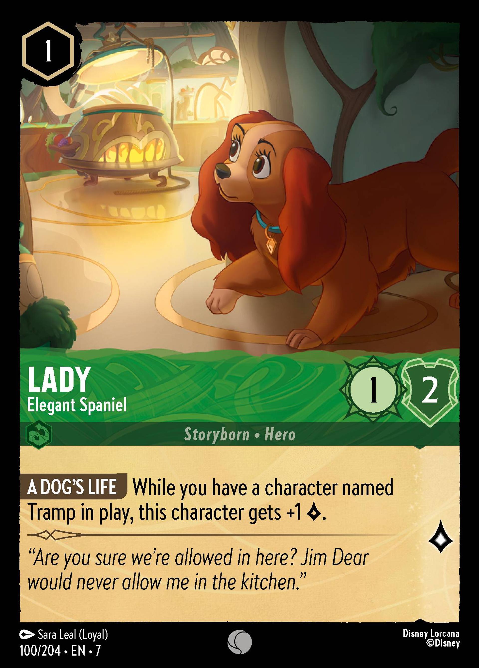 Lady - Épagneule élégante — Archazia's Island — Lorcana