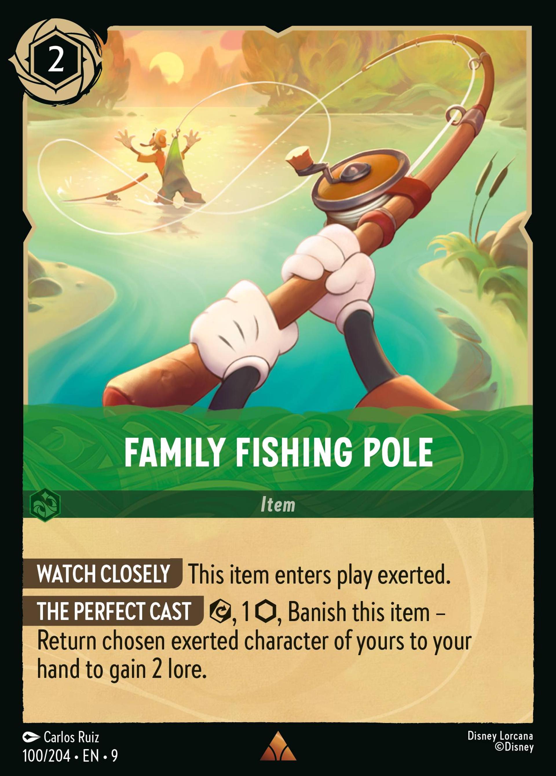 Family Fishing Pole — Fabled — Lorcana