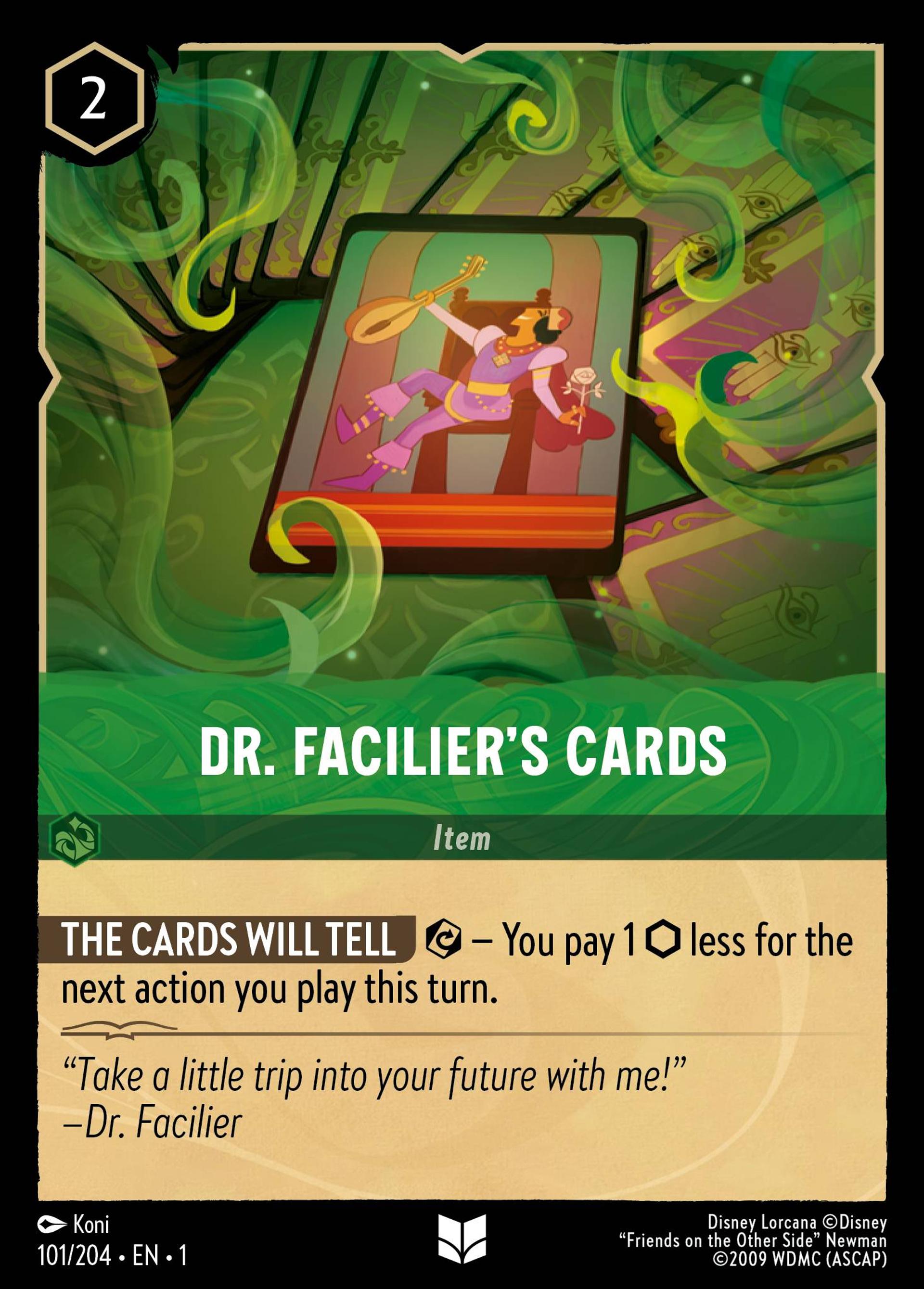 Dr. Facilier's Cards — The First Chapter — Lorcana
