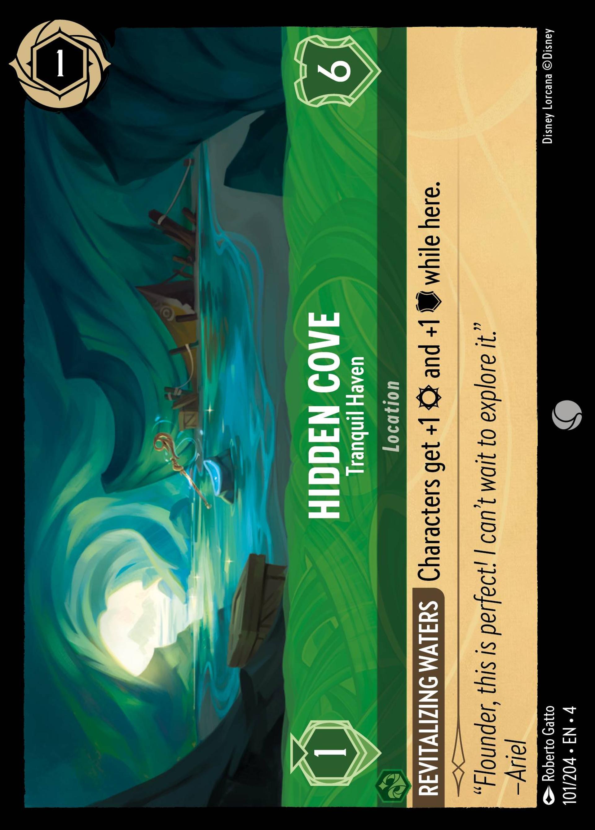 Hidden Cove - Tranquil Haven — Ursula's Return — Lorcana