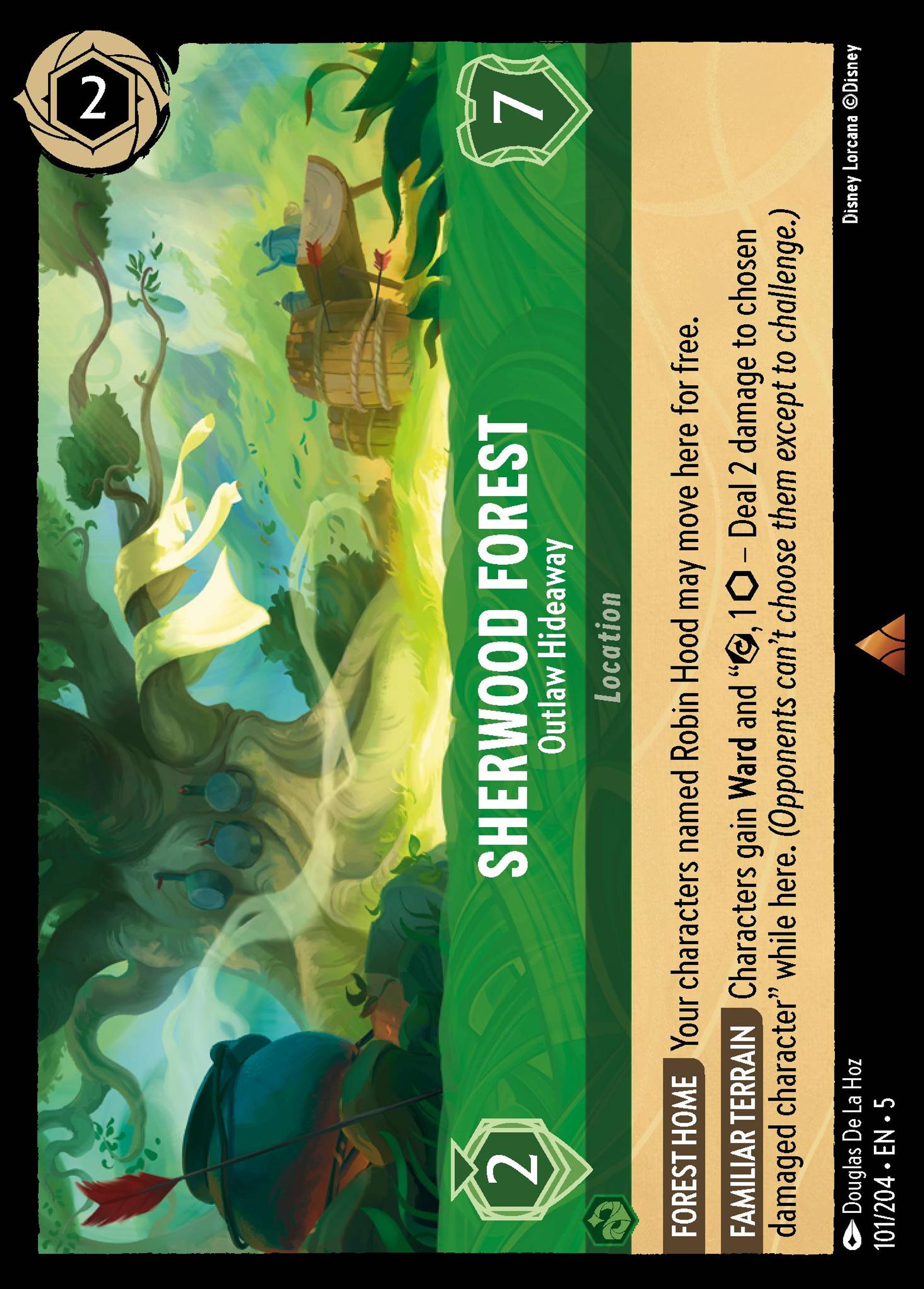 Sherwood Forest - Outlaw Hideaway — Shimmering Skies — Lorcana