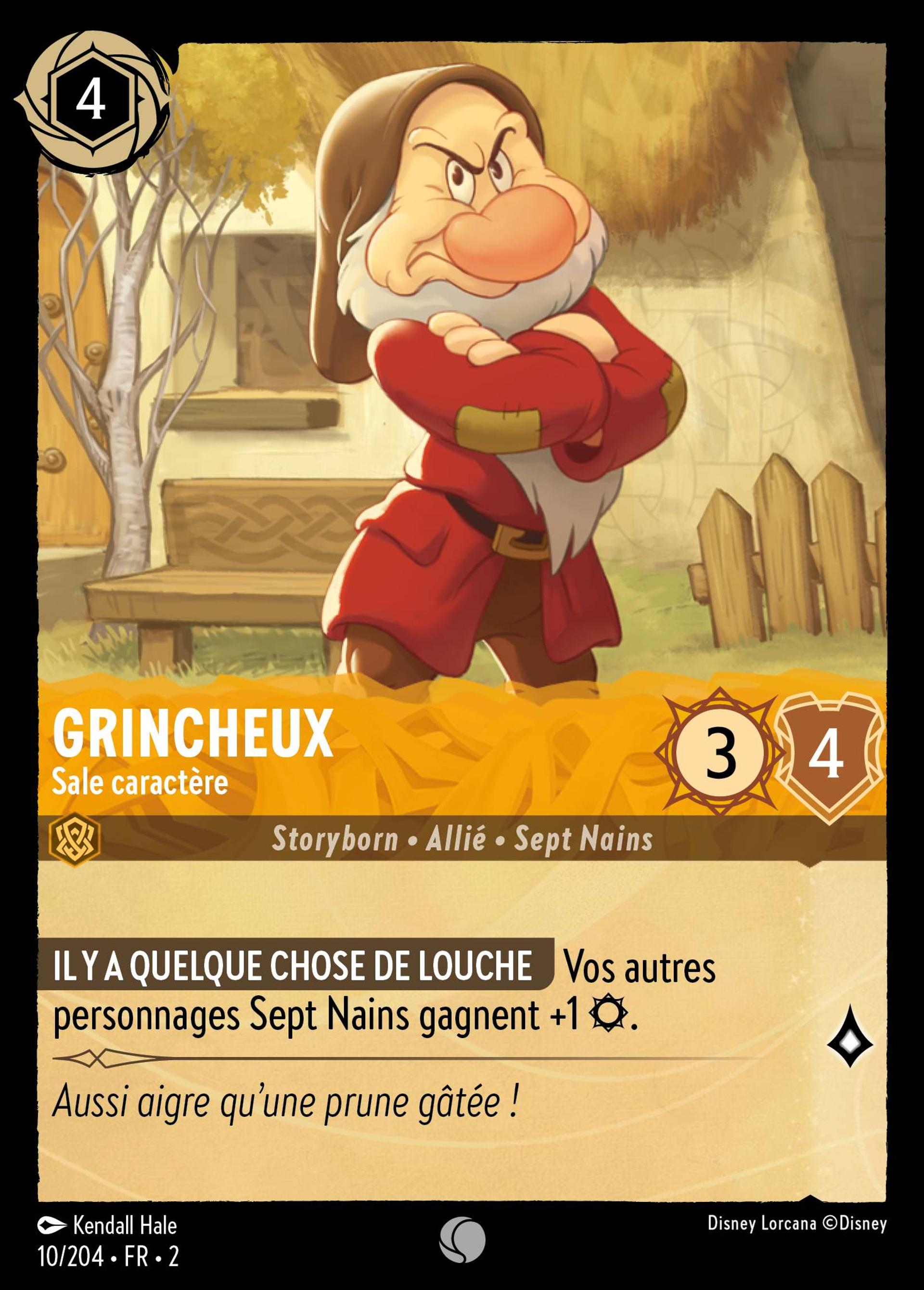 Grincheux - Sale caractère — Rise of the Floodborn — Lorcana