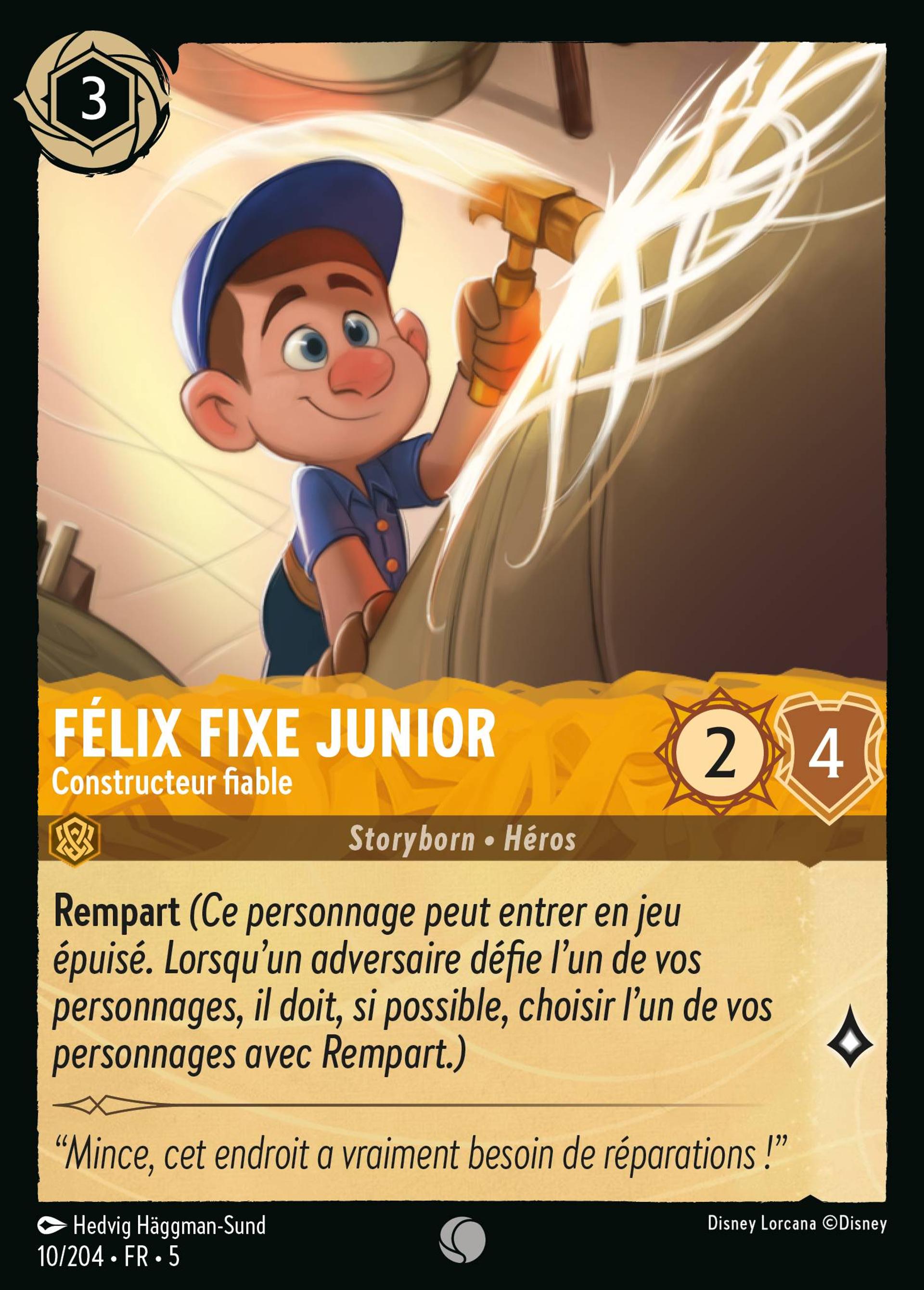 Félix Fixe Junior - Constructeur fiable — Shimmering Skies — Lorcana