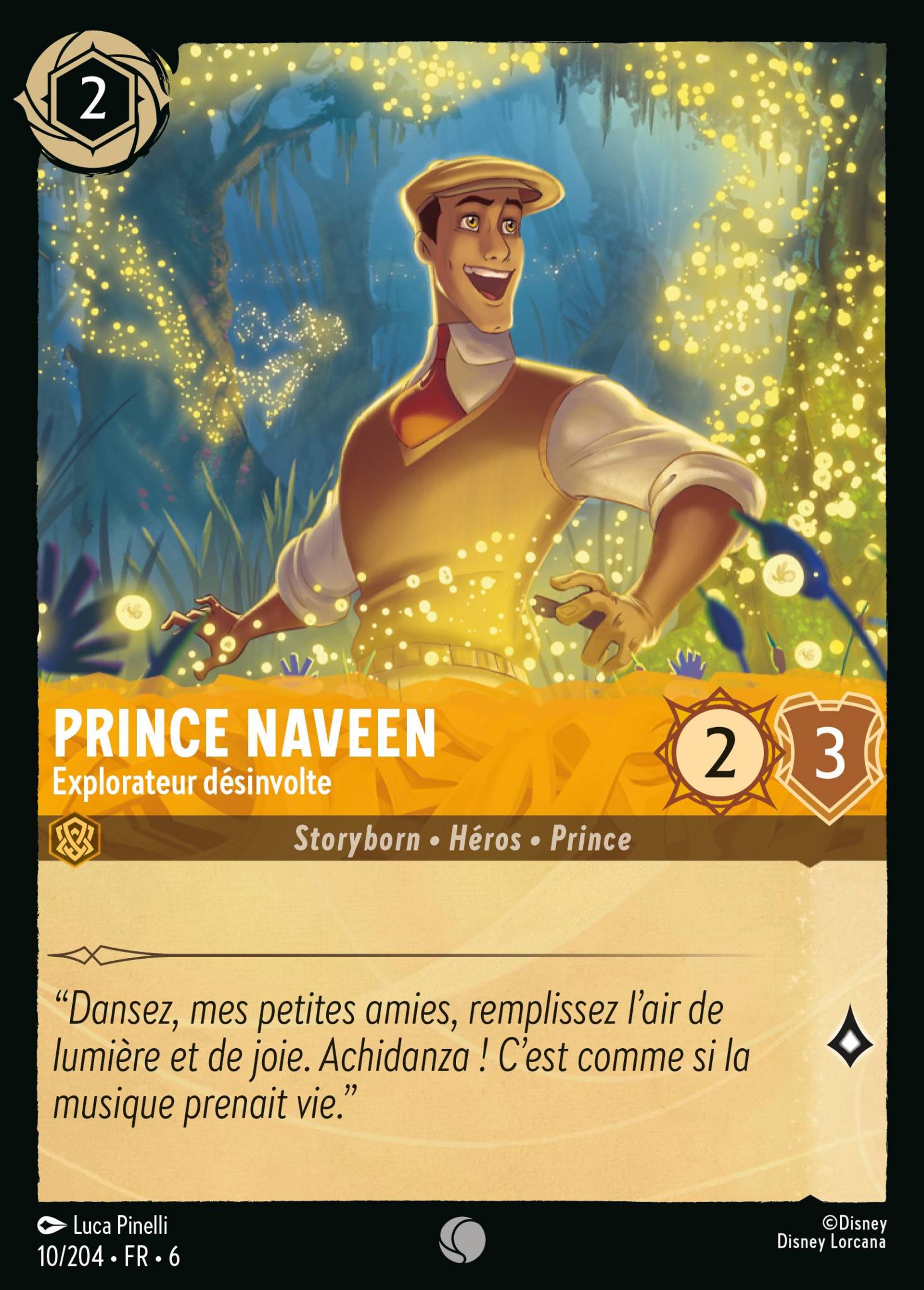 Prince Naveen - Explorateur désinvolte — Azurite Sea — Lorcana