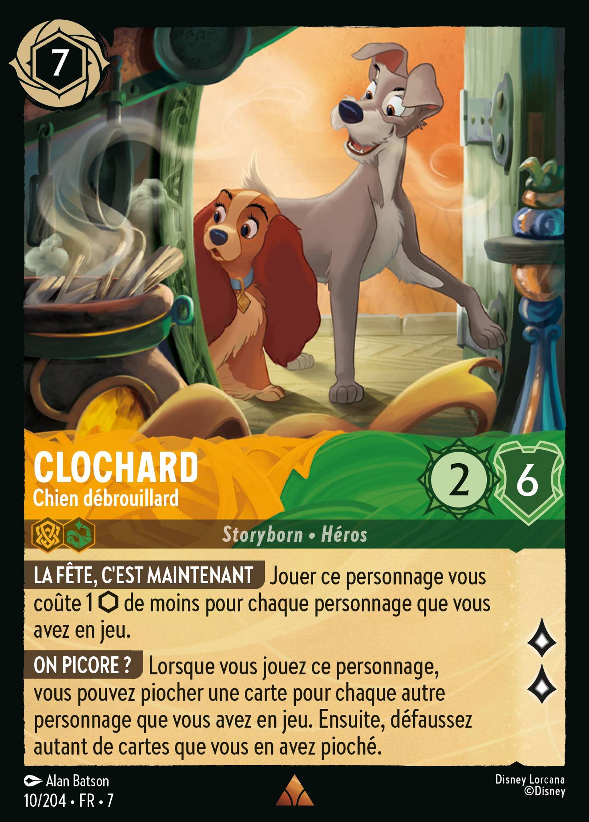 Clochard - Chien débrouillard — Archazia's Island — Lorcana