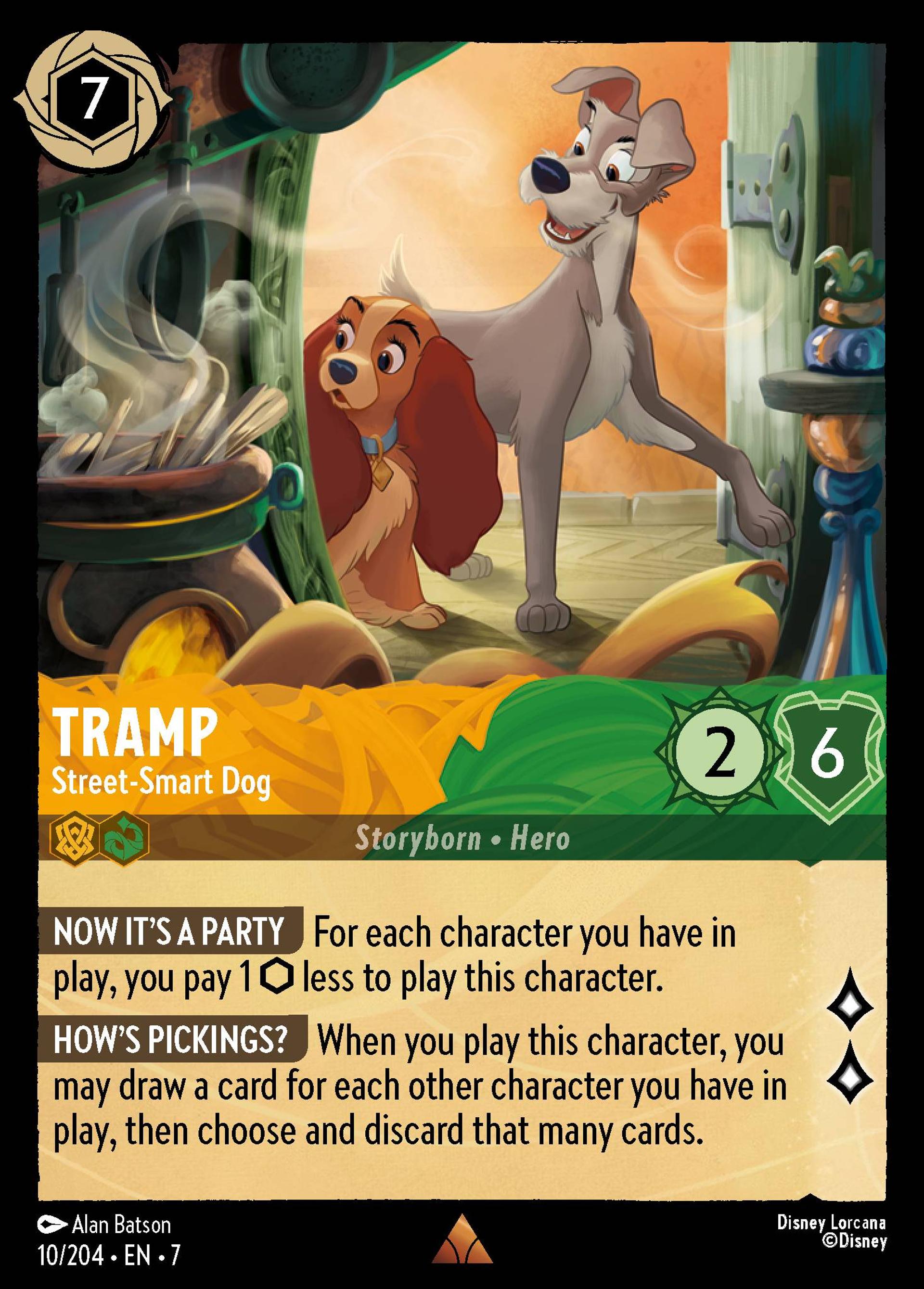 Tramp - Street-Smart Dog — Archazia's Island — Lorcana