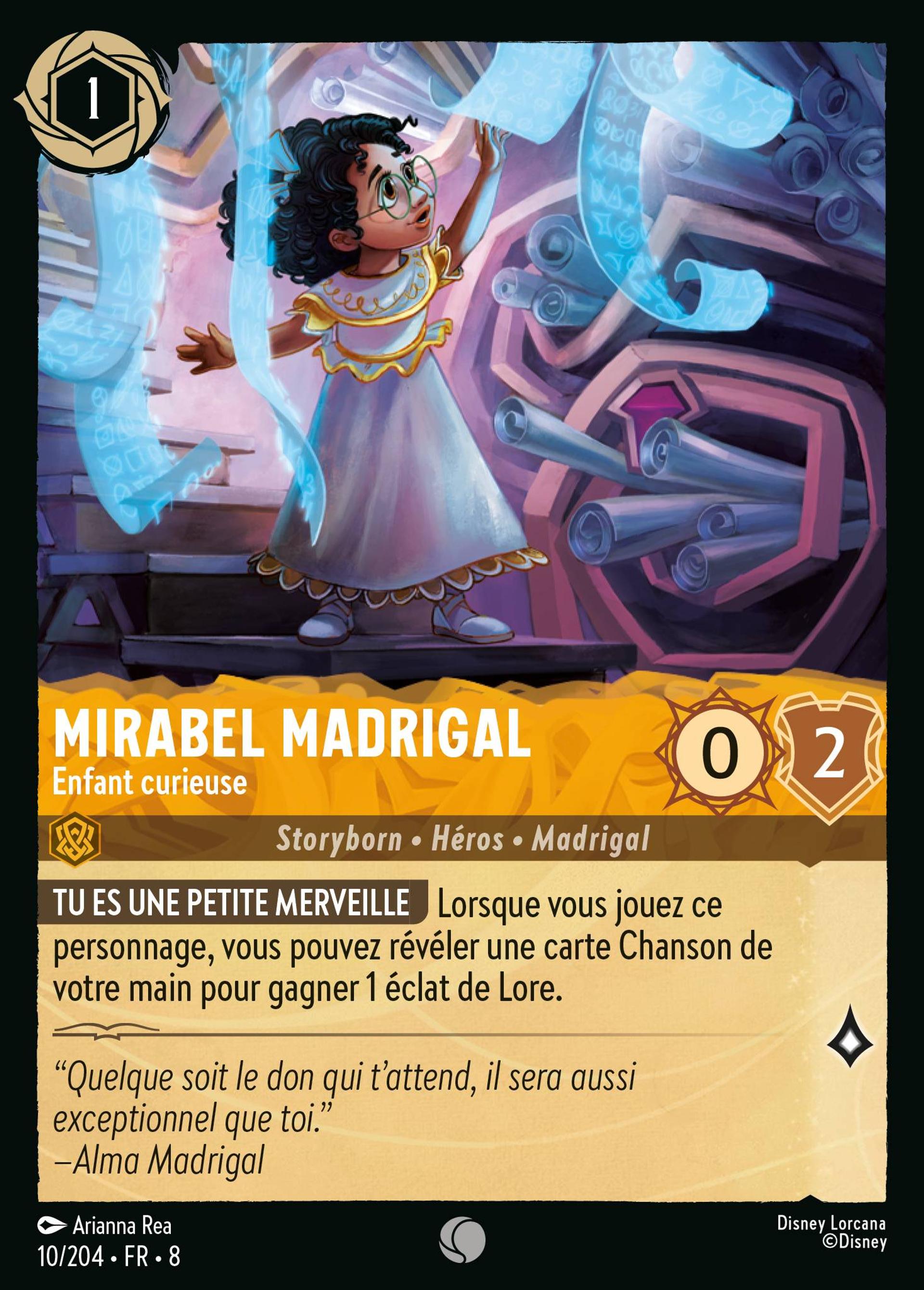 Mirabel Madrigal - Enfant curieuse — The Reign of Jafar — Lorcana
