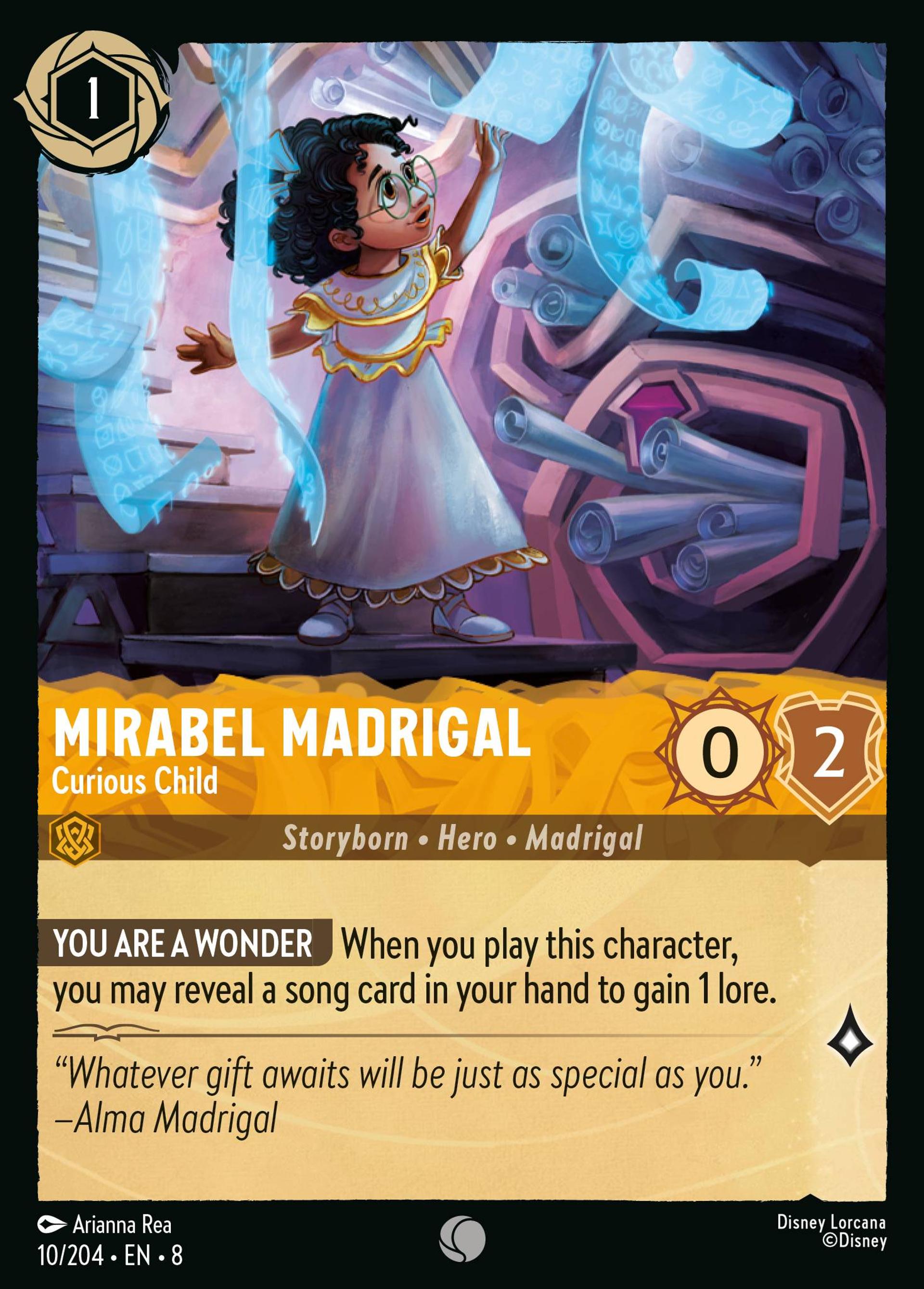 Mirabel Madrigal - Curious Child — The Reign of Jafar — Lorcana
