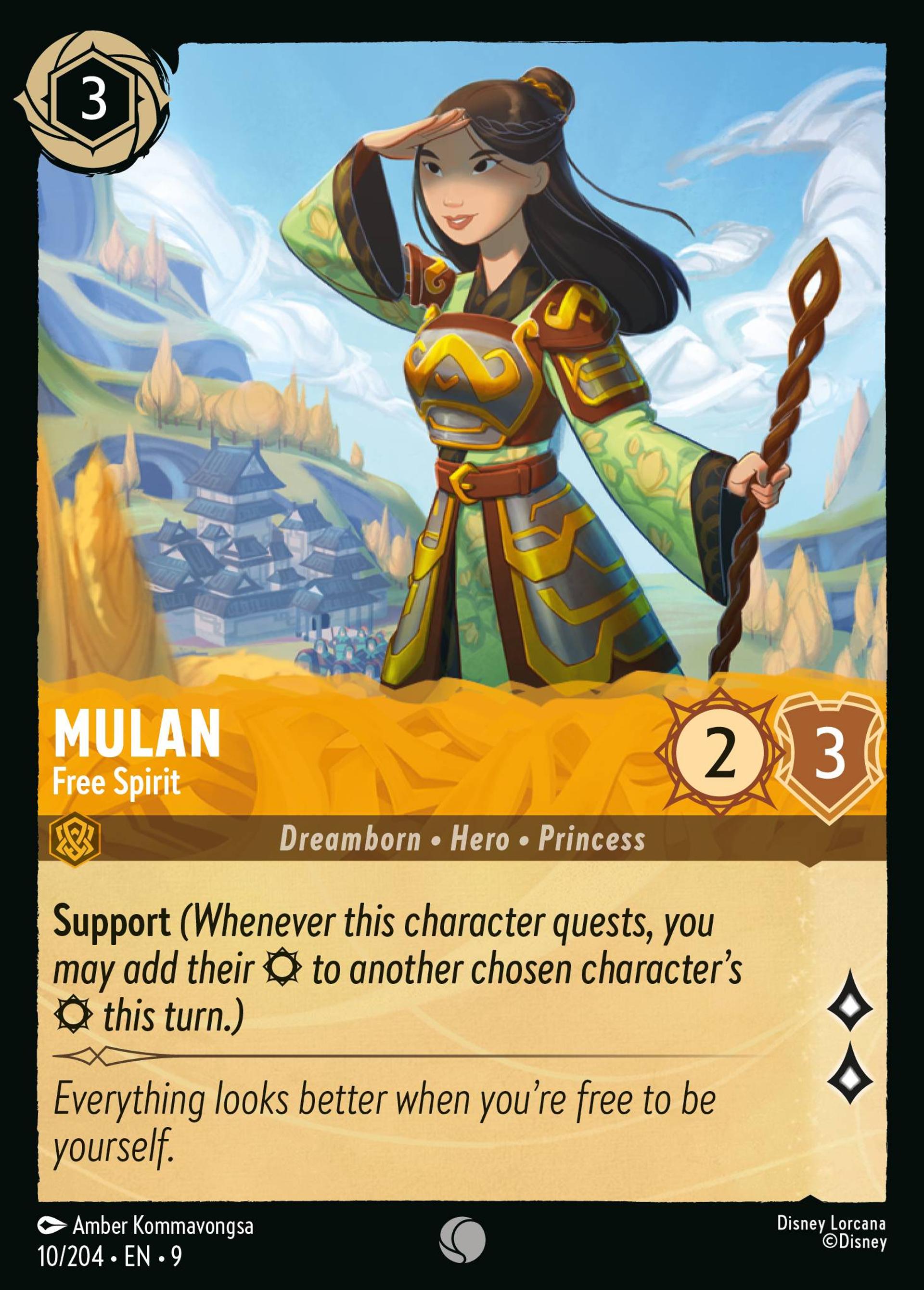 Mulan - Free Spirit — Fabled — Lorcana