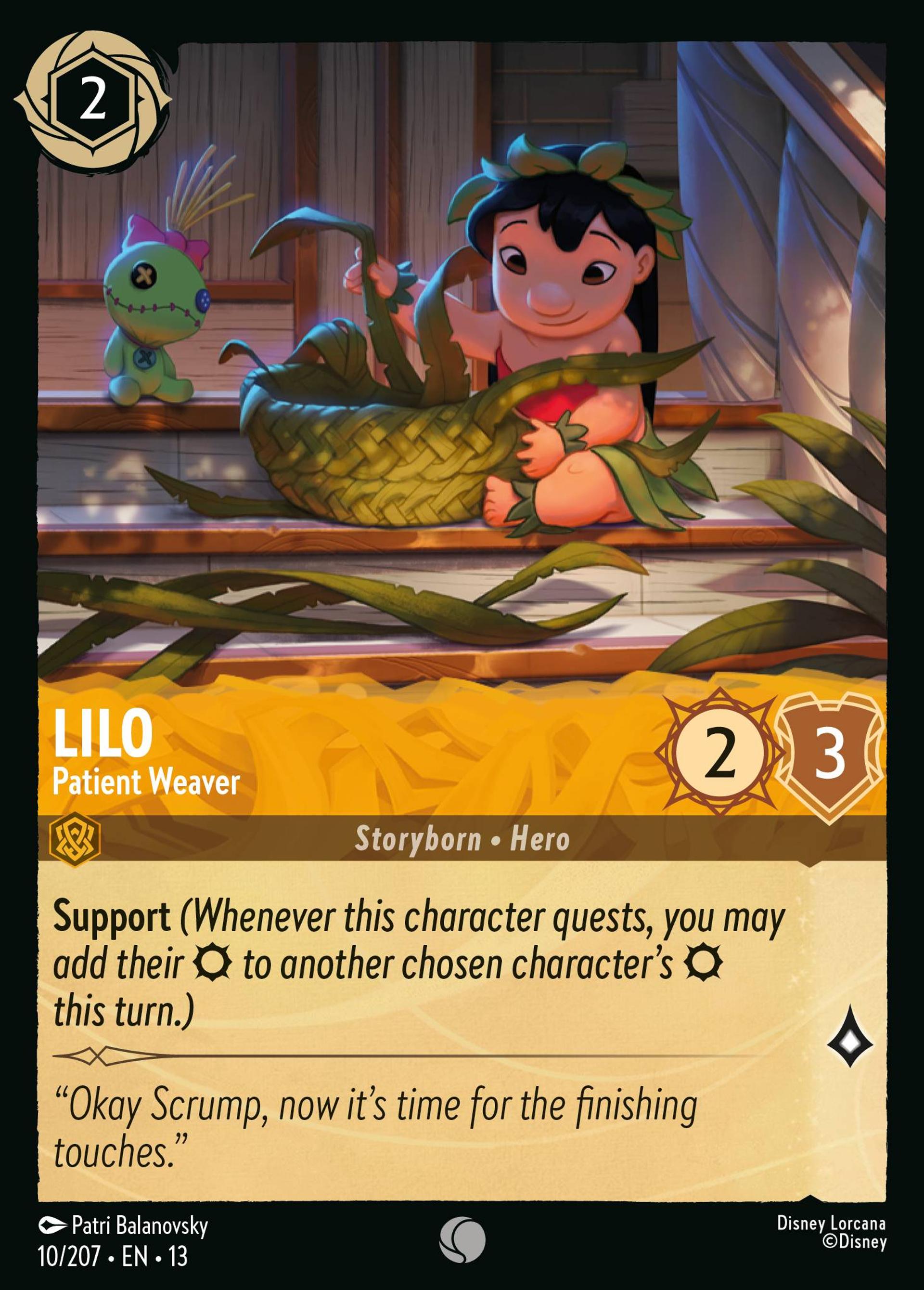 Lilo - Patient Weaver — Attack of the Vine! — Lorcana