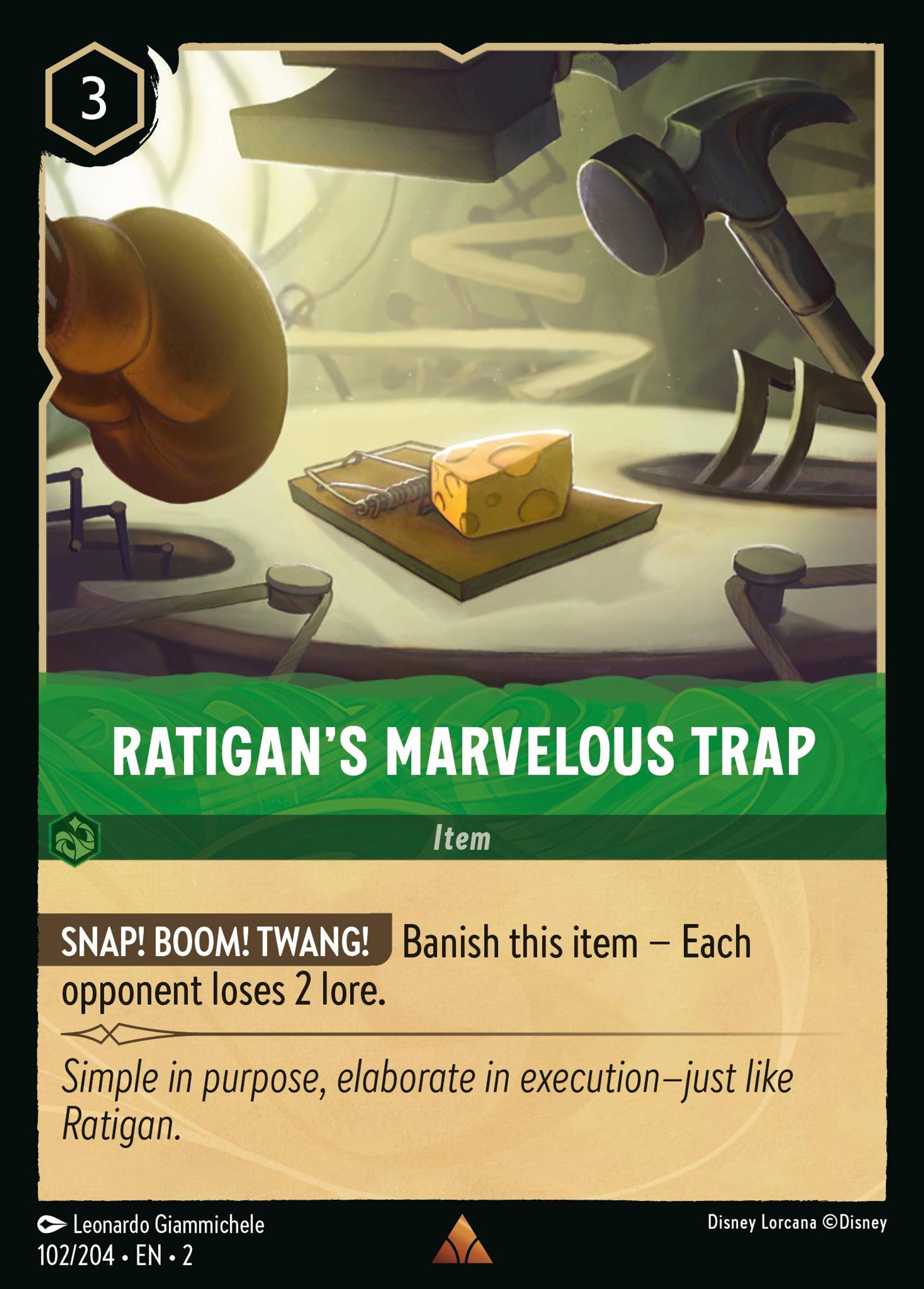 Piège génial de Ratigan — Rise of the Floodborn — Lorcana