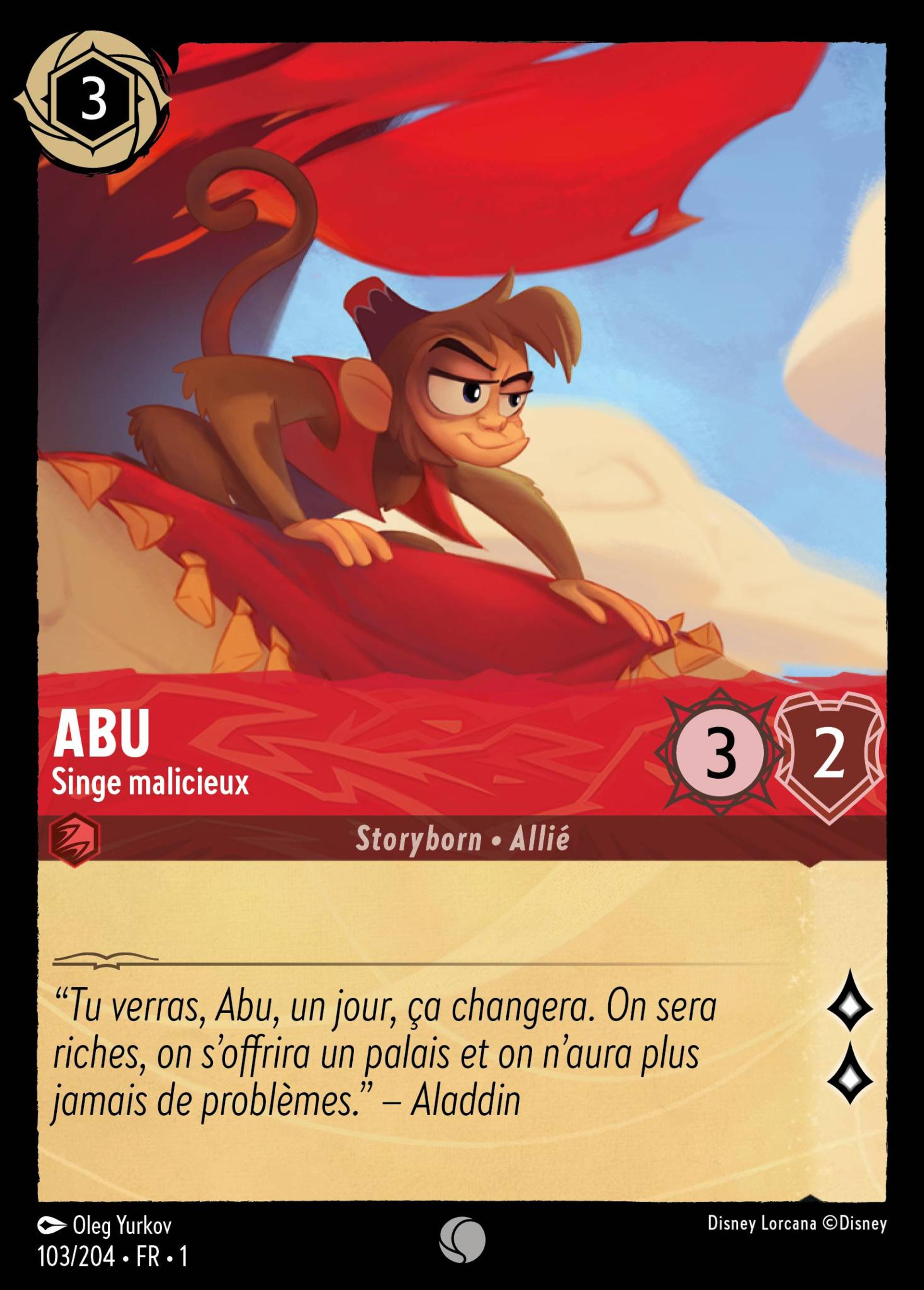 Abu - Singe malicieux — The First Chapter — Lorcana