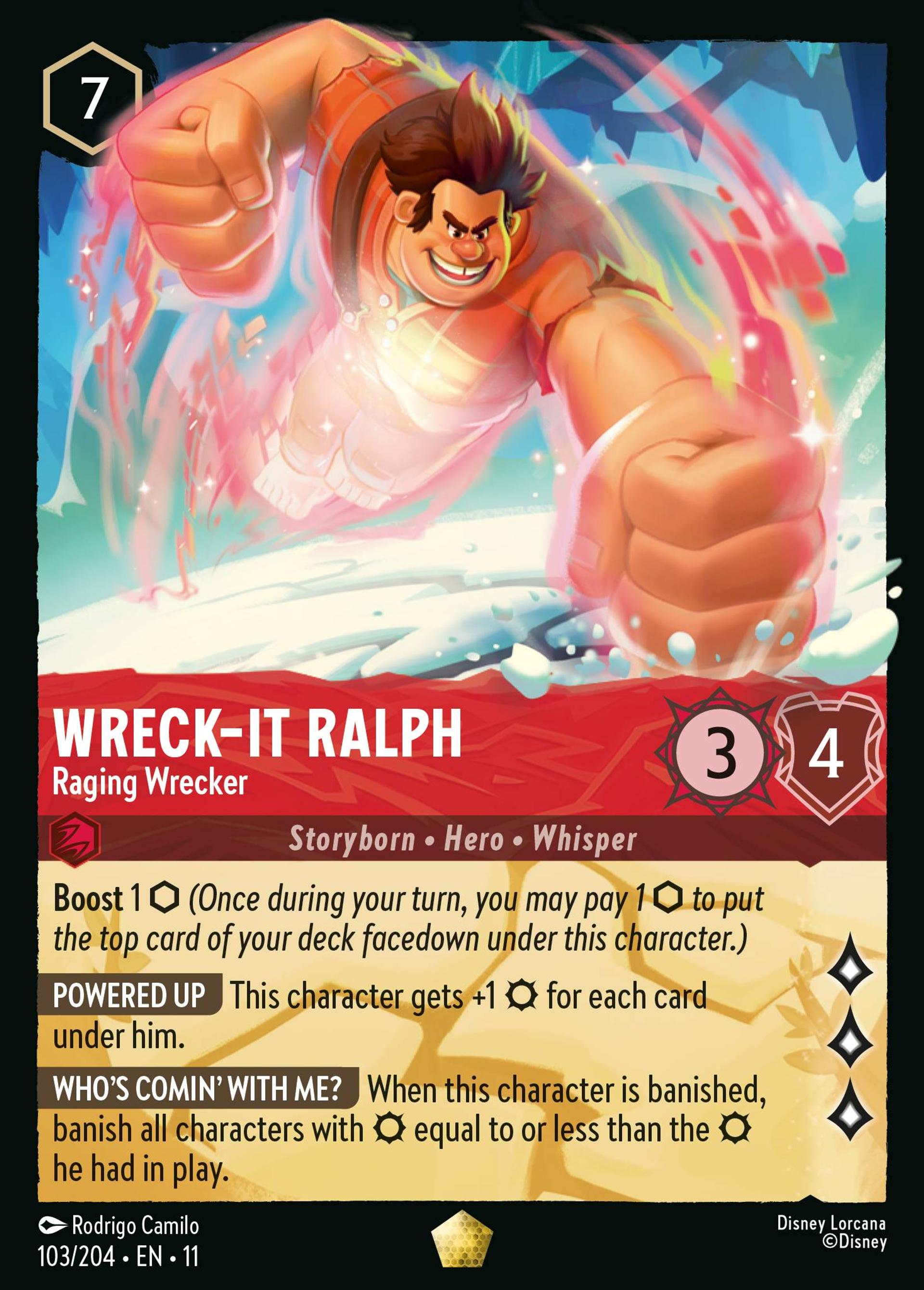 Ralph la Casse - Démolisseur déchaîné — Winterspell — Lorcana