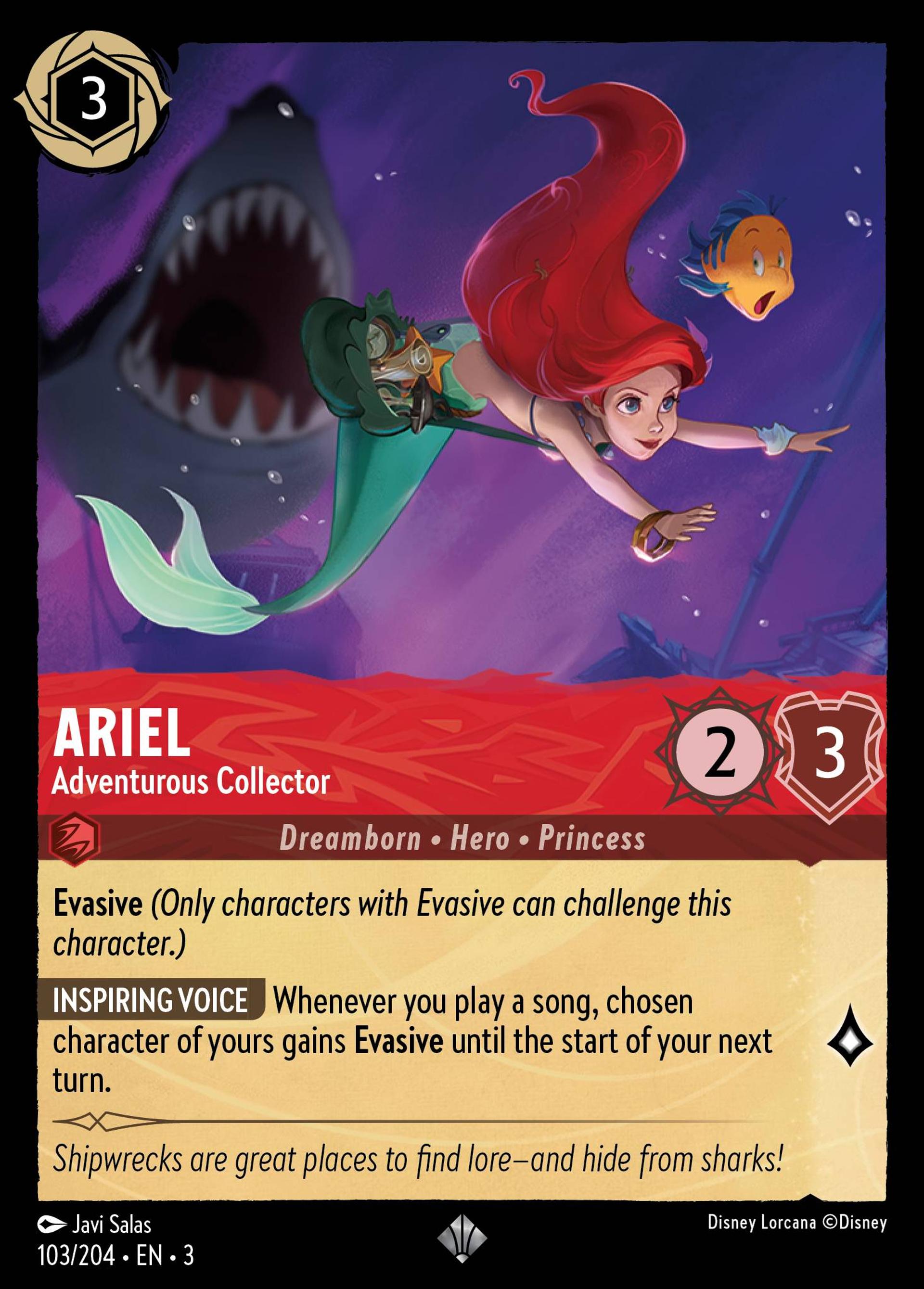 Ariel - Adventurous Collector — Into the Inklands — Lorcana