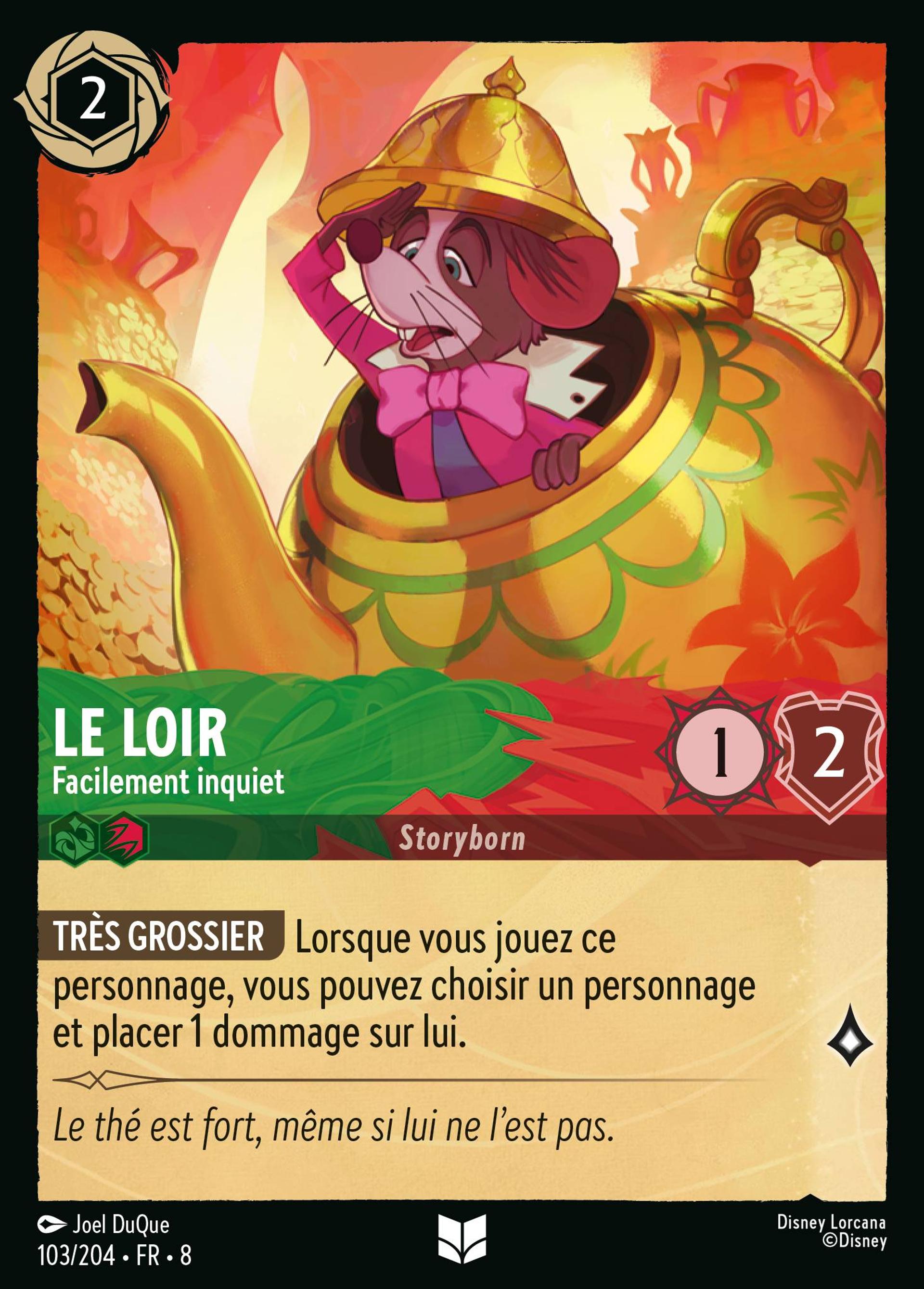 Le Loir - Facilement inquiet — The Reign of Jafar — Lorcana