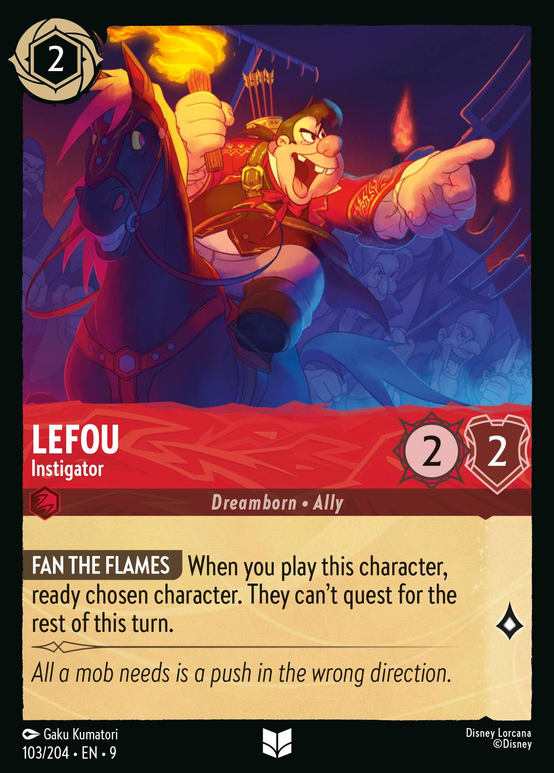 LeFou - Instigator — Fabled — Lorcana