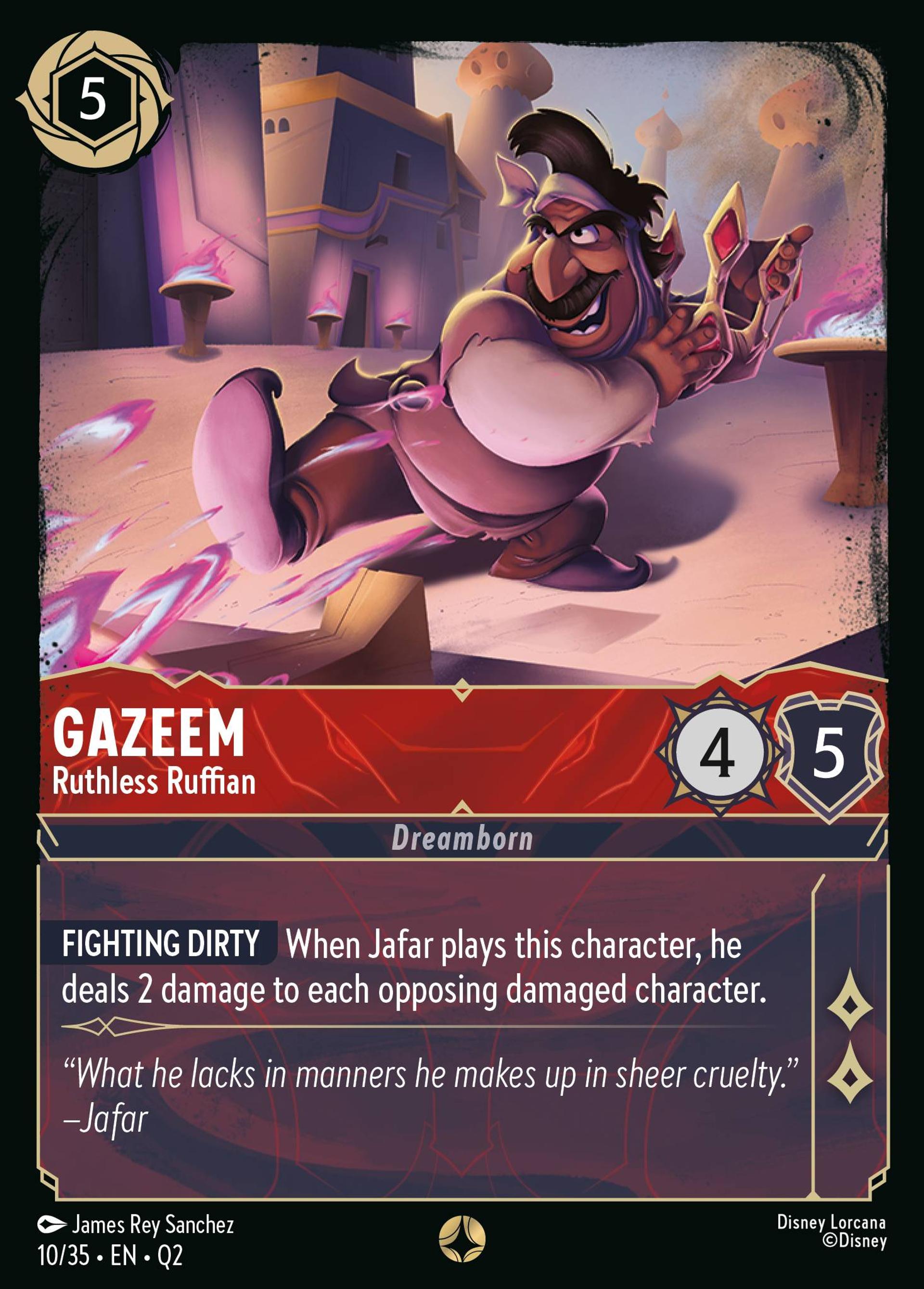 Gazeem - Ruthless Ruffian — Illumineer's Quest: Palace Heist — Lorcana
