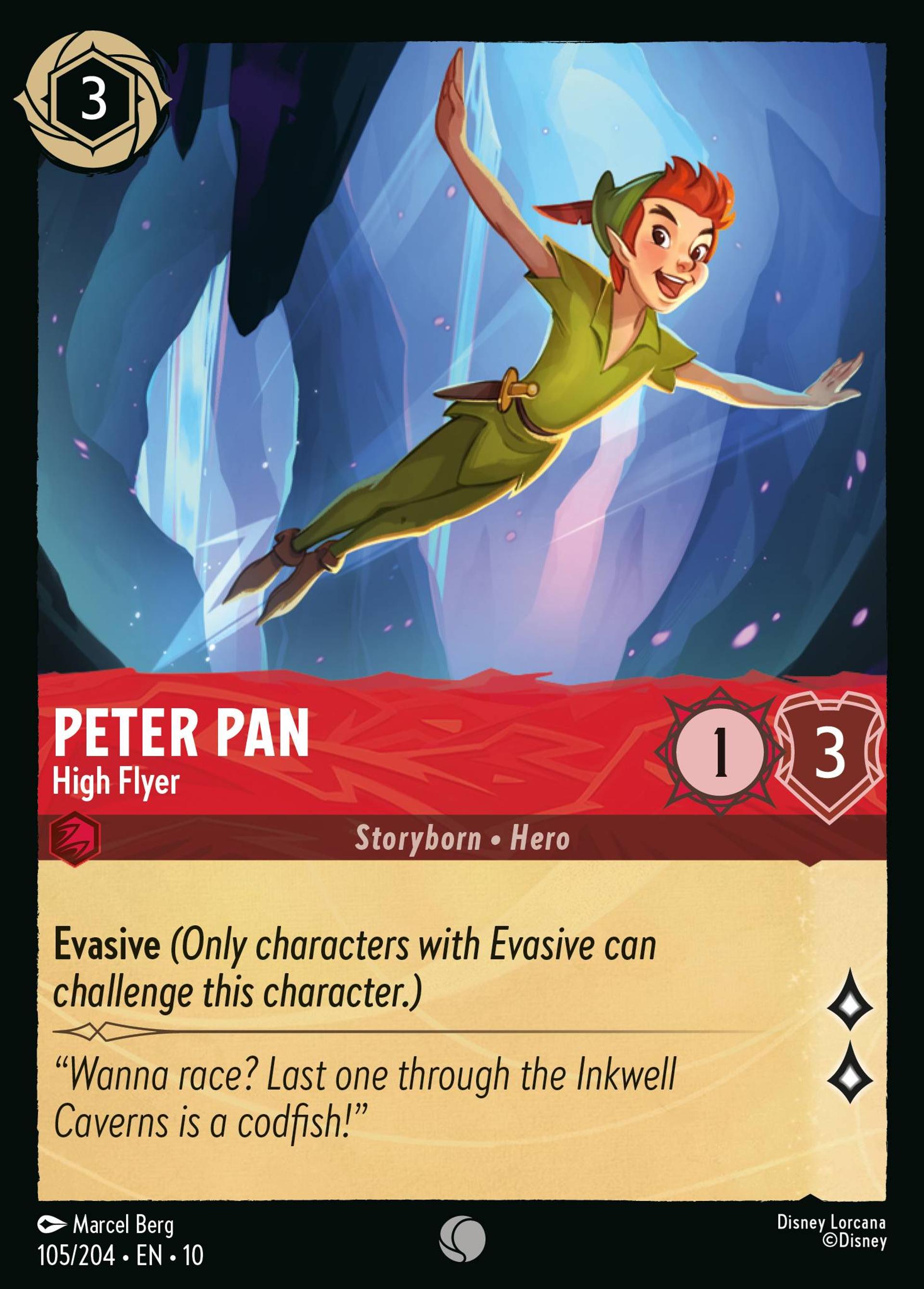 Peter Pan - High Flyer — Whispers in the Well — Lorcana