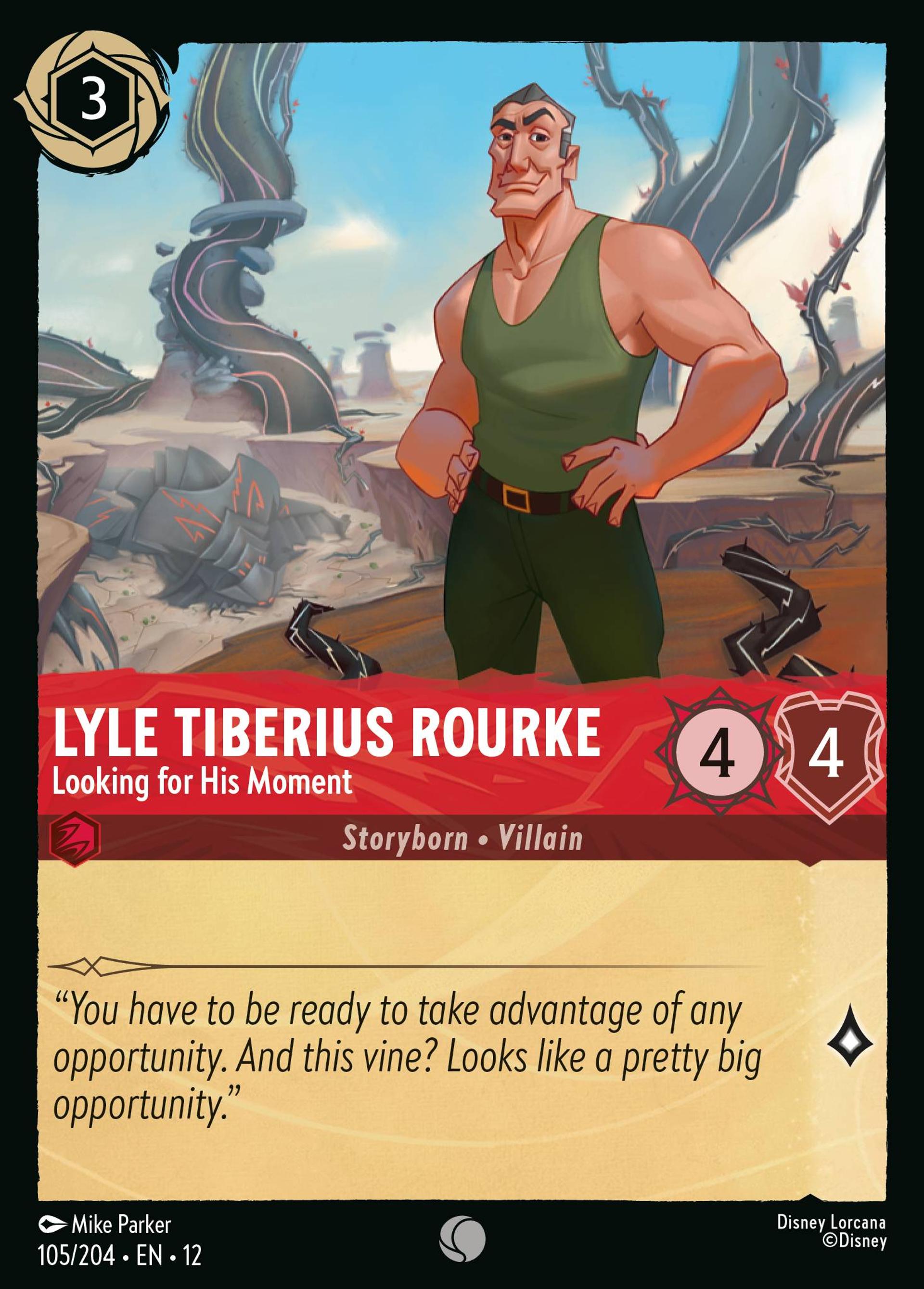 Lyle Tiberius Rourke - Attend son heure — Wilds Unknown — Lorcana