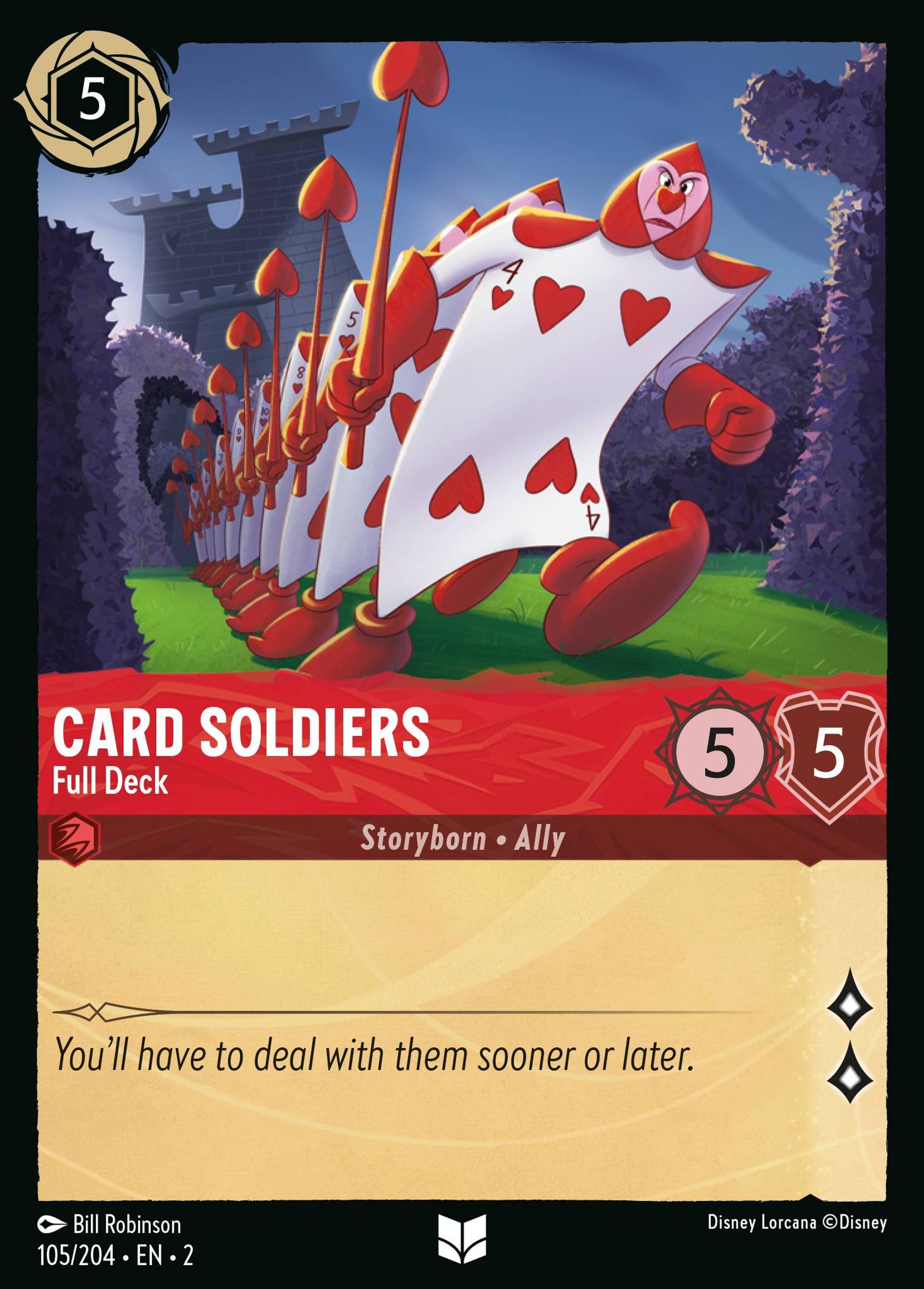 Card Soldiers - Full Deck — Rise of the Floodborn — Lorcana