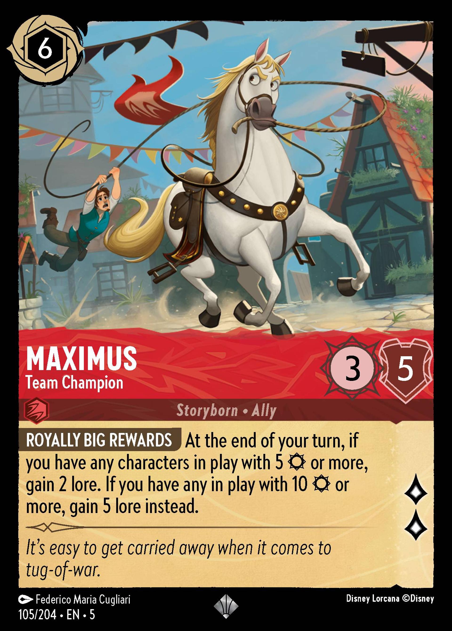 Maximus - Team Champion — Shimmering Skies — Lorcana