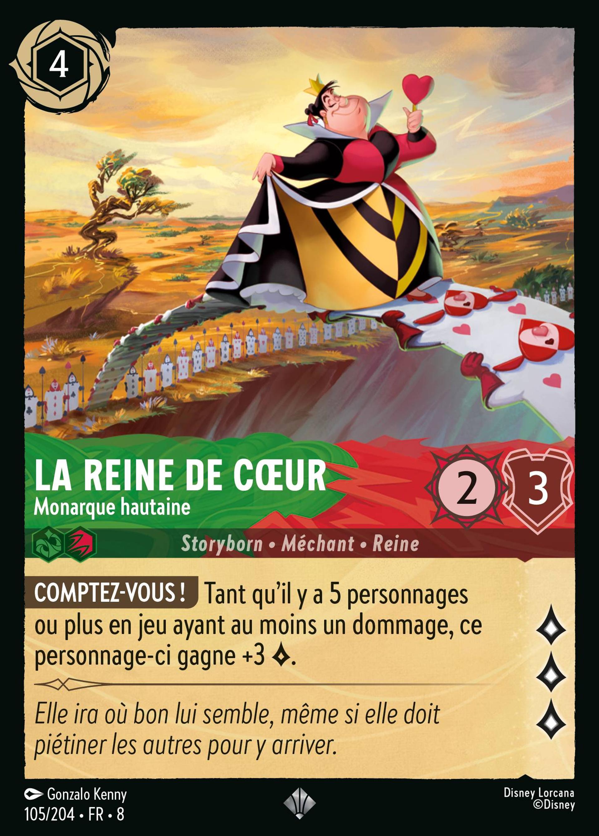 La Reine de Cœur - Monarque hautaine — The Reign of Jafar — Lorcana