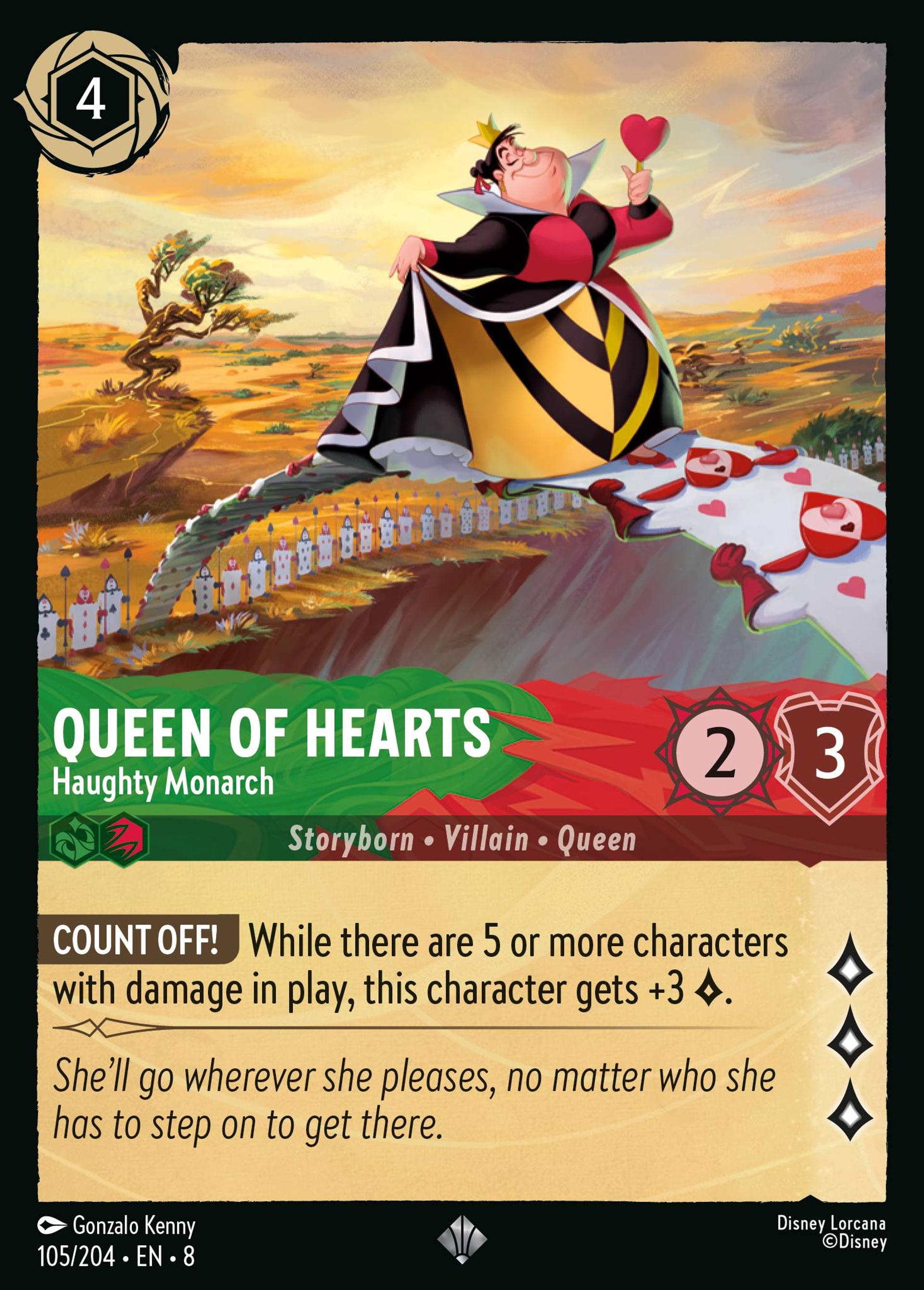 Queen of Hearts - Haughty Monarch — The Reign of Jafar — Lorcana