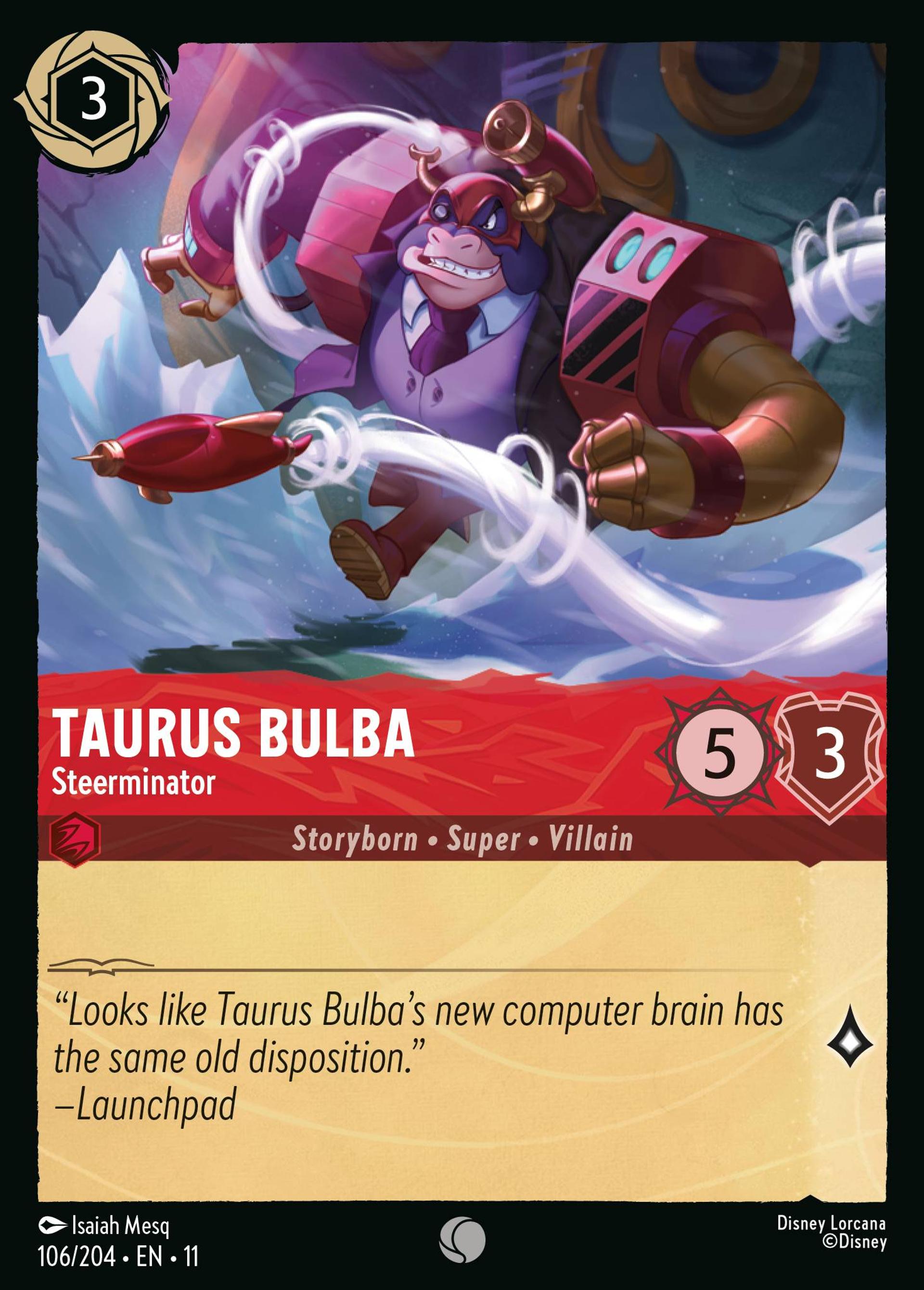 Taurus Bulba - Steerminator — Winterspell — Lorcana