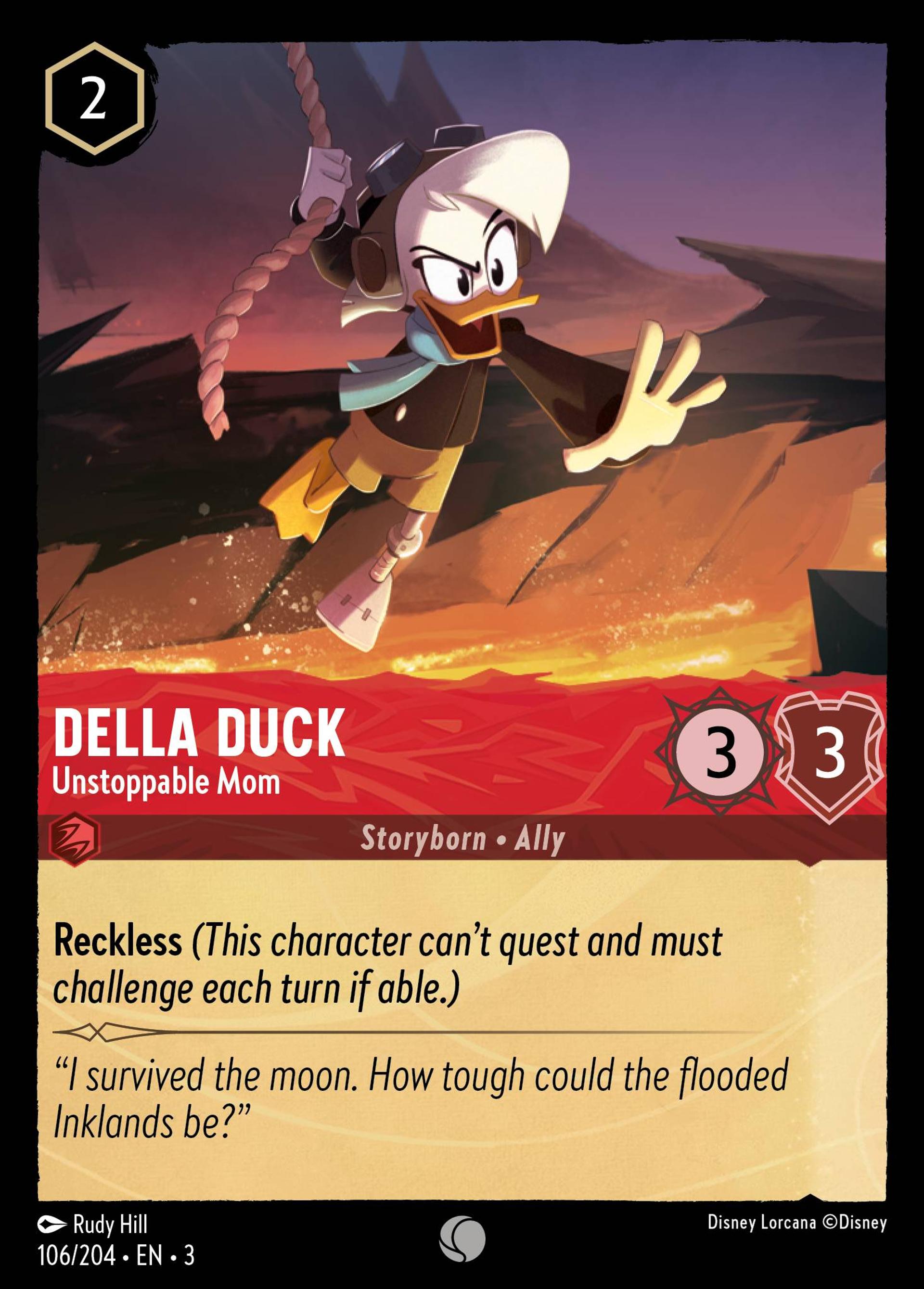 Della Duck - Unstoppable Mom — Into the Inklands — Lorcana