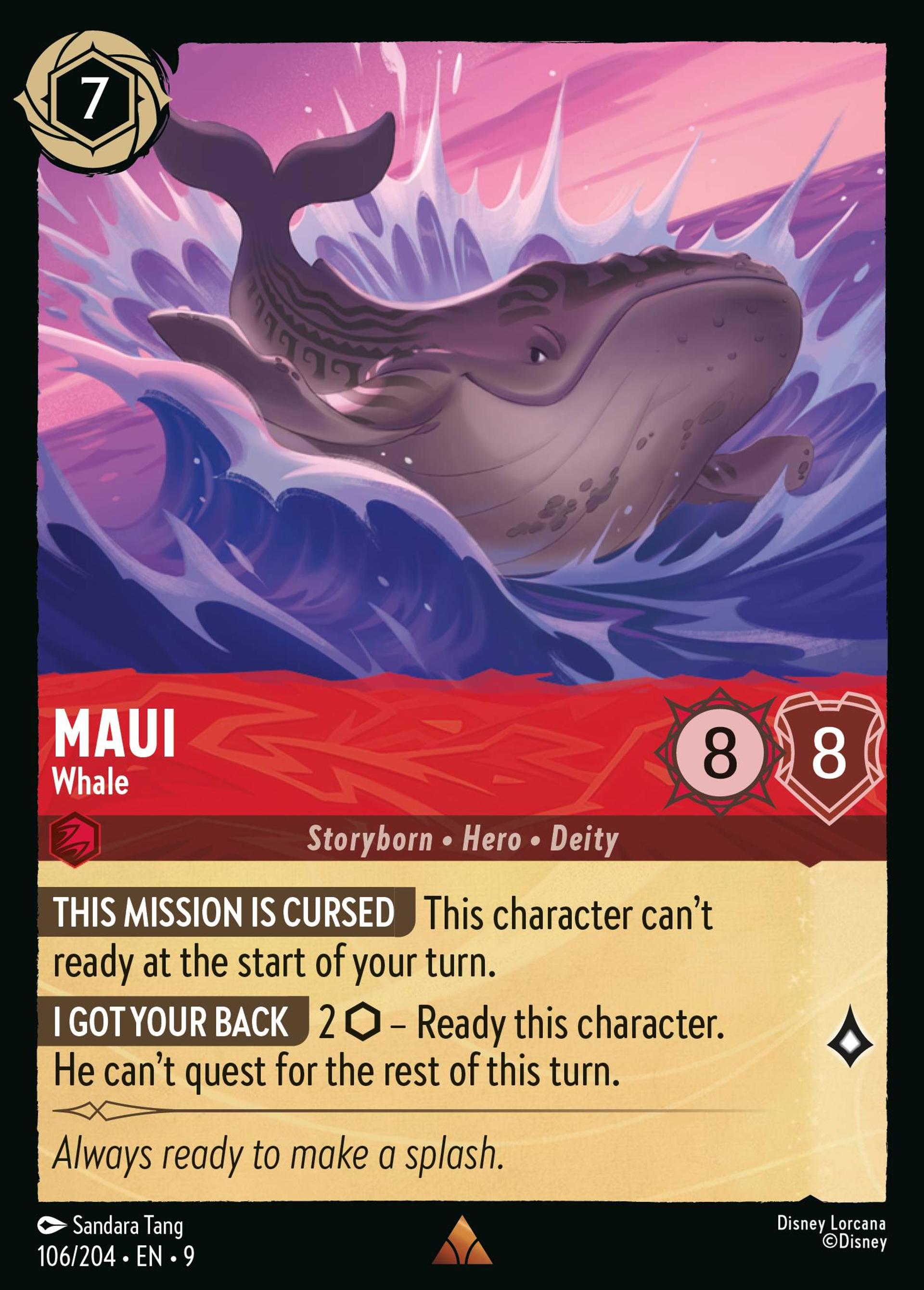 Maui - Whale — Fabled — Lorcana