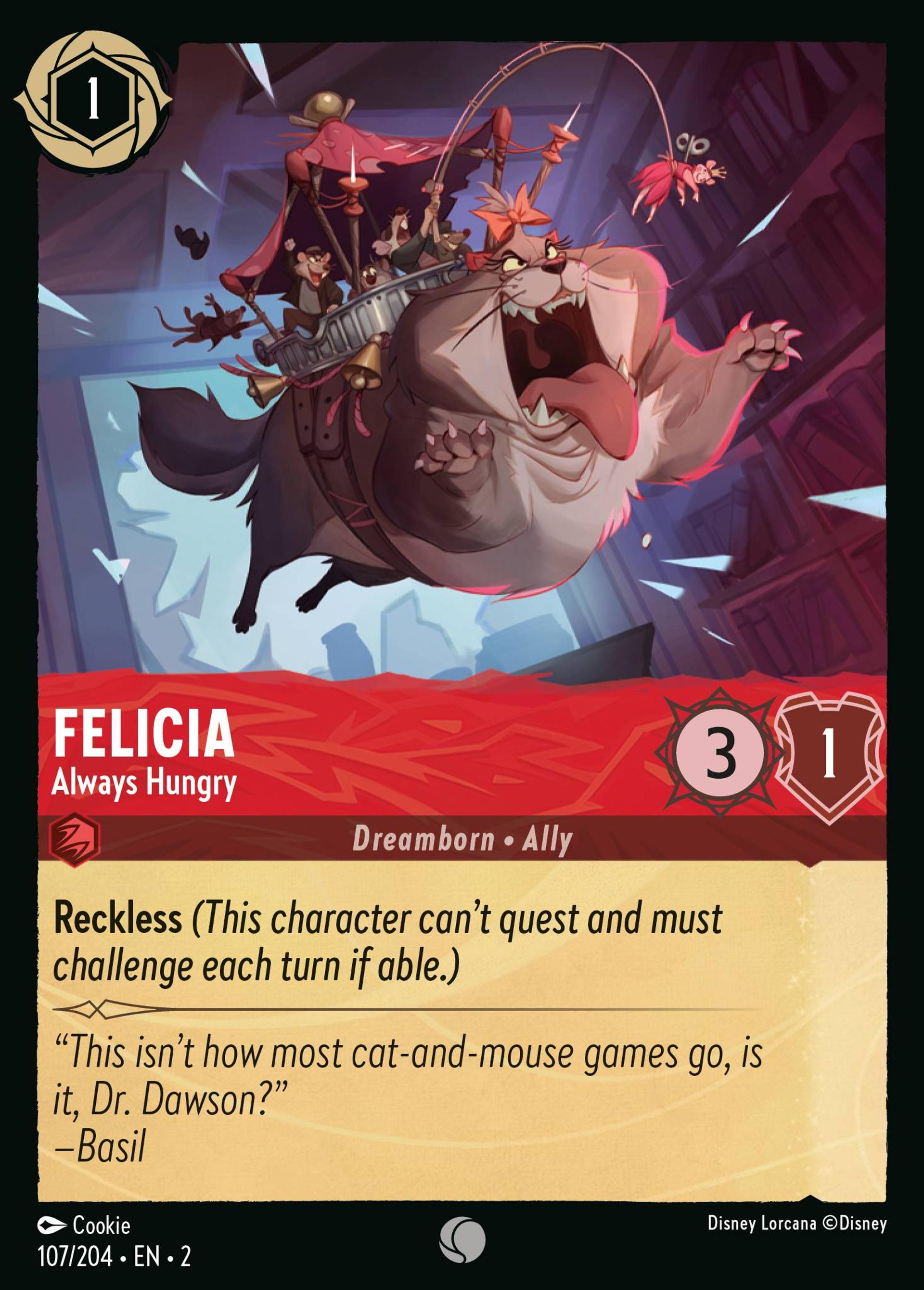 Félicia - Toujours affamée — Rise of the Floodborn — Lorcana