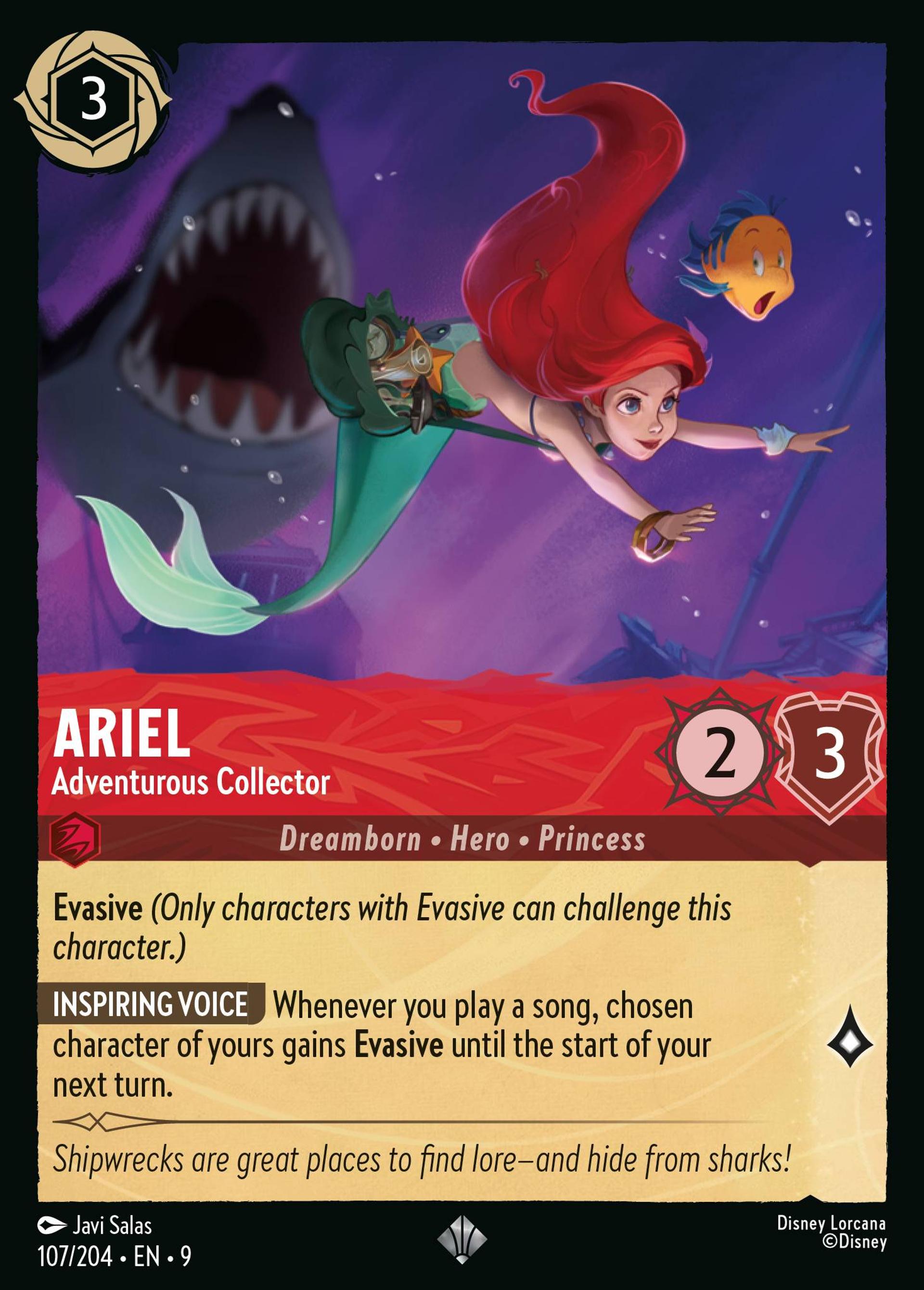 Ariel - Adventurous Collector — Fabled — Lorcana