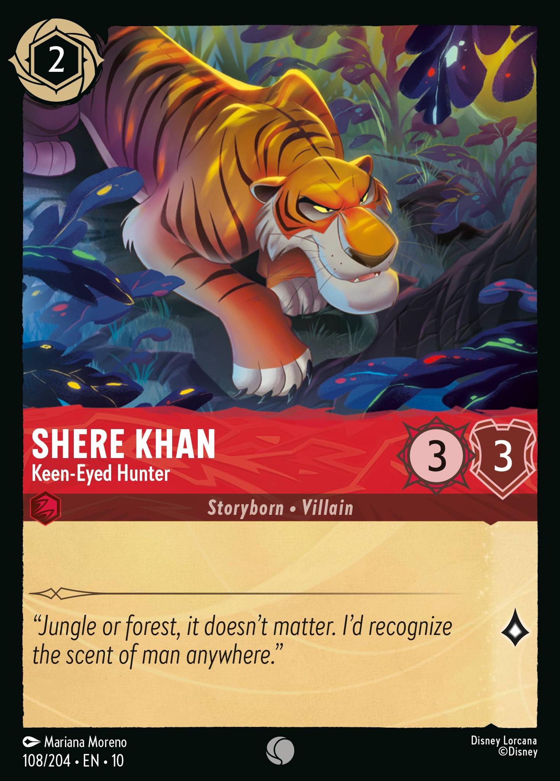 Shere Khan - Keen-Eyed Hunter — Whispers in the Well — Lorcana