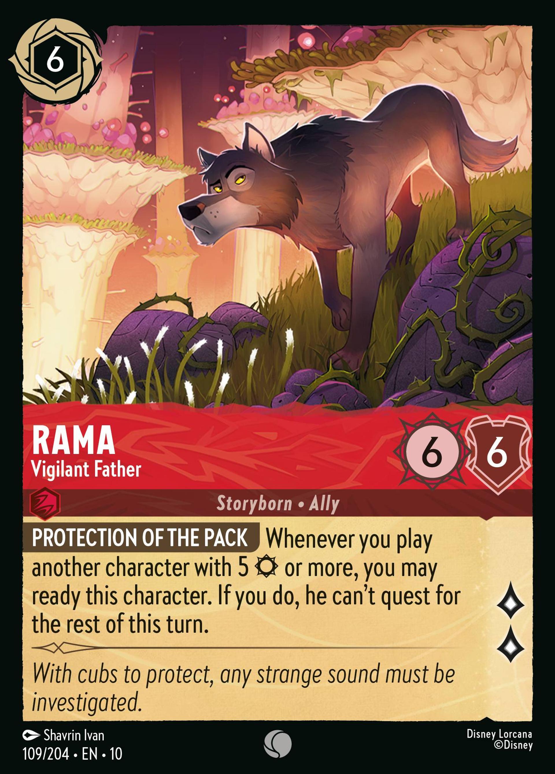 Rama - Vigilant Father — Whispers in the Well — Lorcana