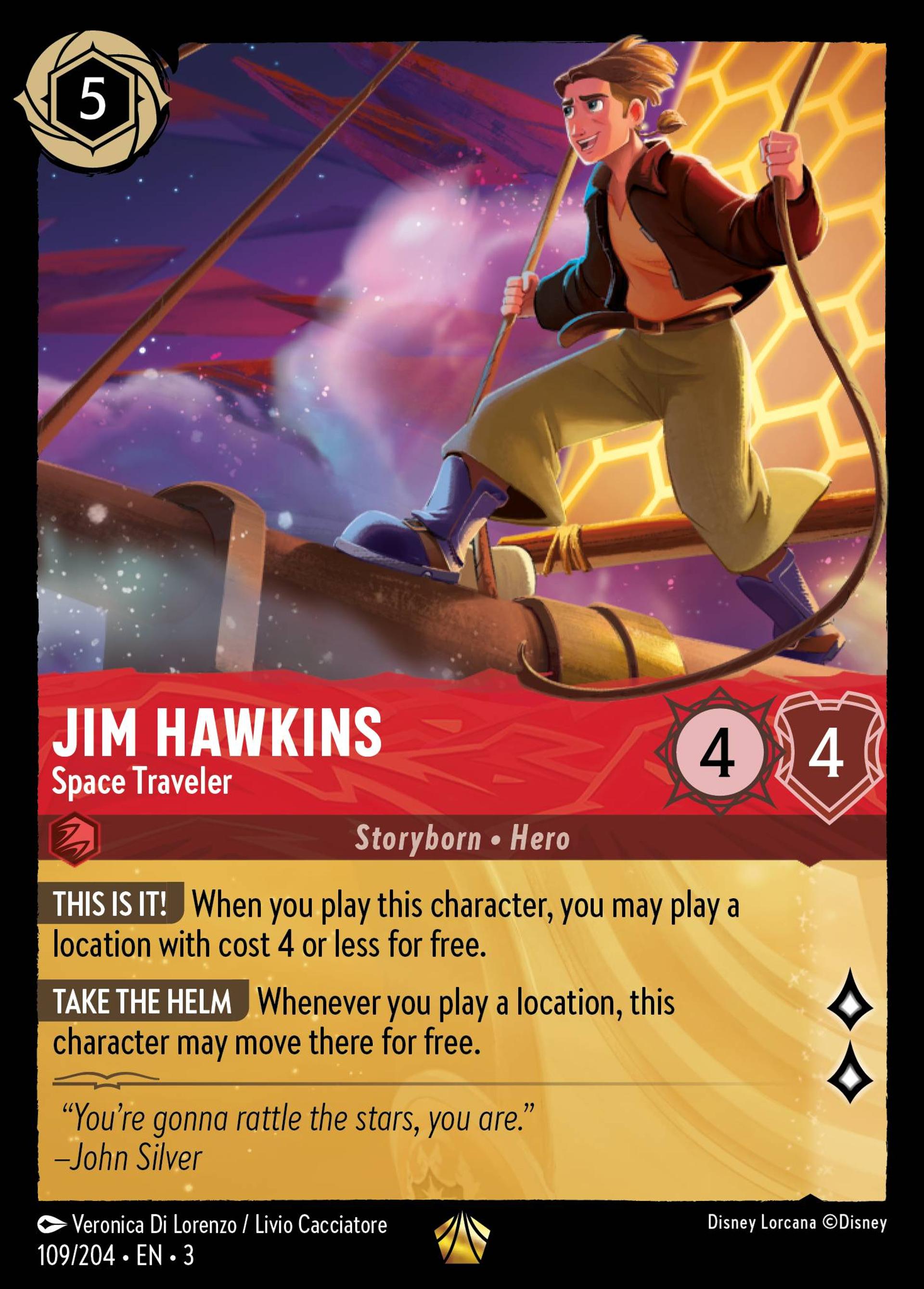Jim Hawkins - Space Traveler — Into the Inklands — Lorcana