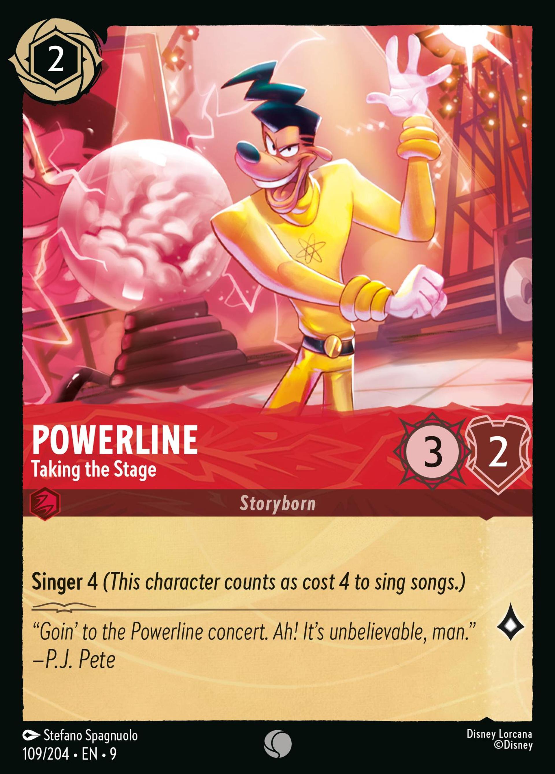 Powerline - Taking the Stage — Fabled — Lorcana