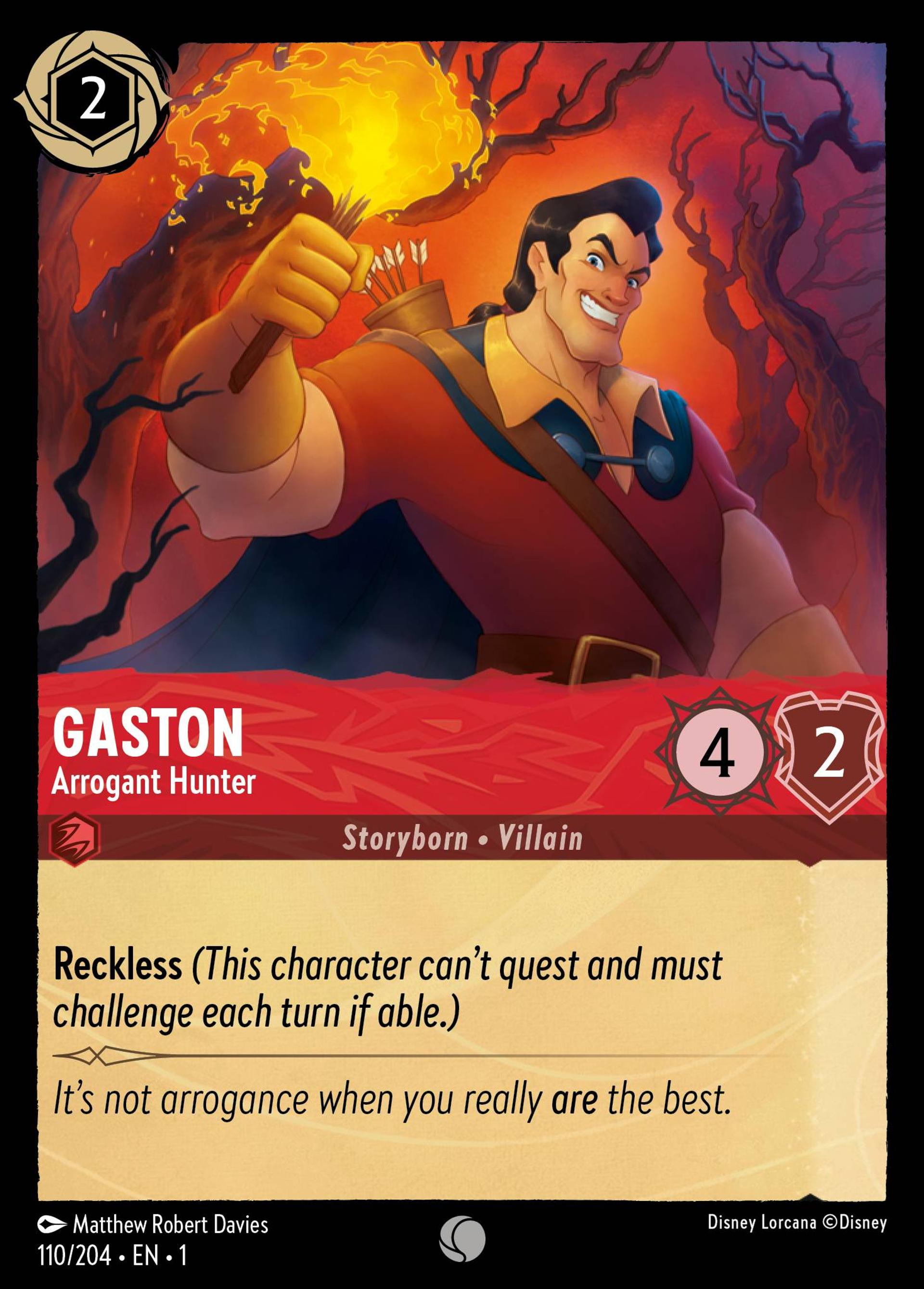 Gaston - Arrogant Hunter — The First Chapter — Lorcana