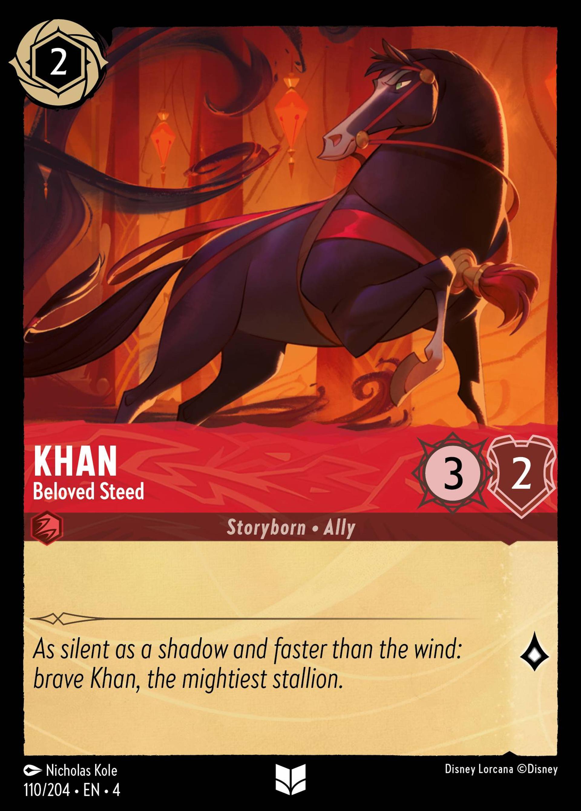 Khan - Beloved Steed — Ursula's Return — Lorcana