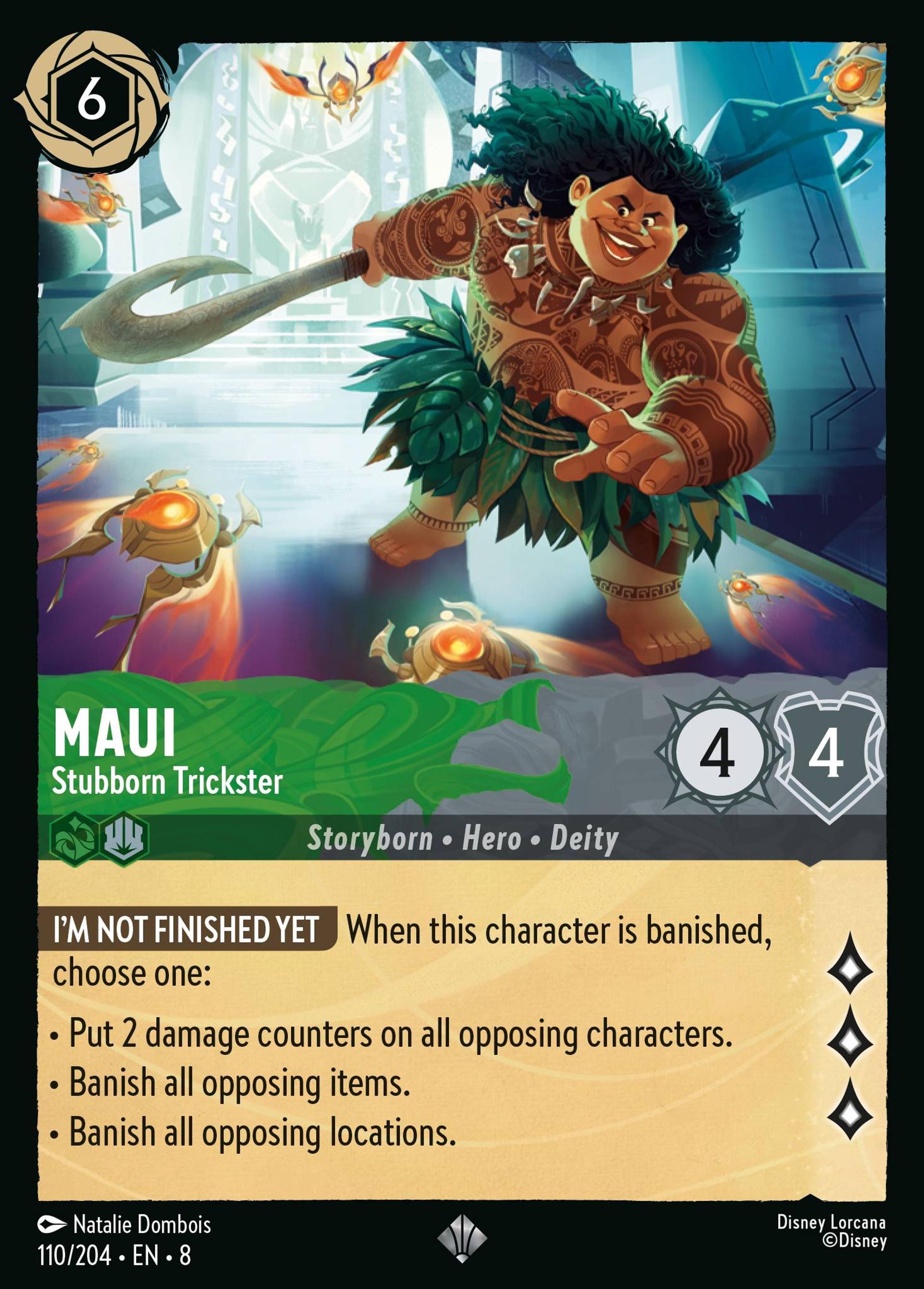 Maui - Stubborn Trickster — The Reign of Jafar — Lorcana