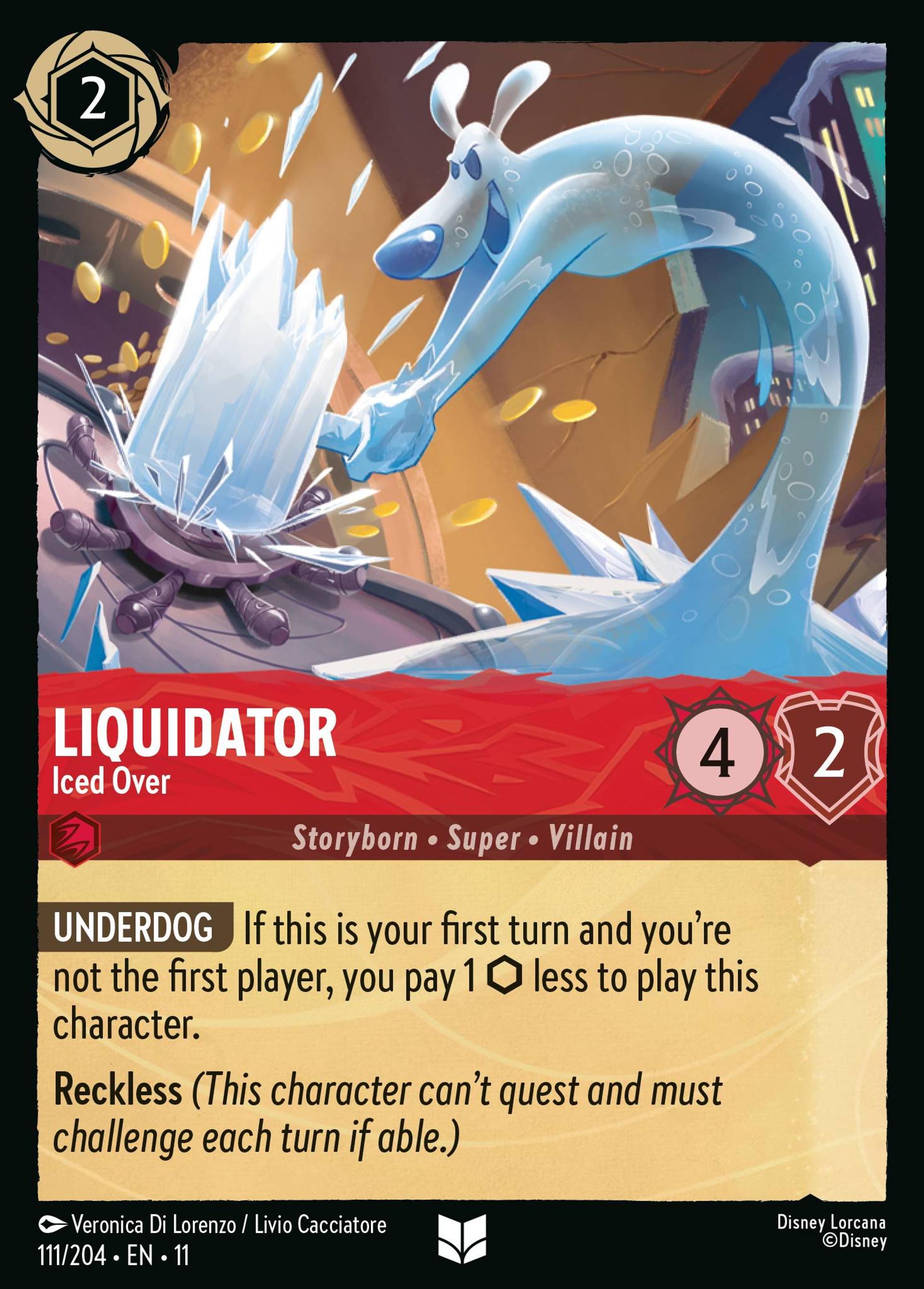 Liquidator - Couvert de glace — Winterspell — Lorcana